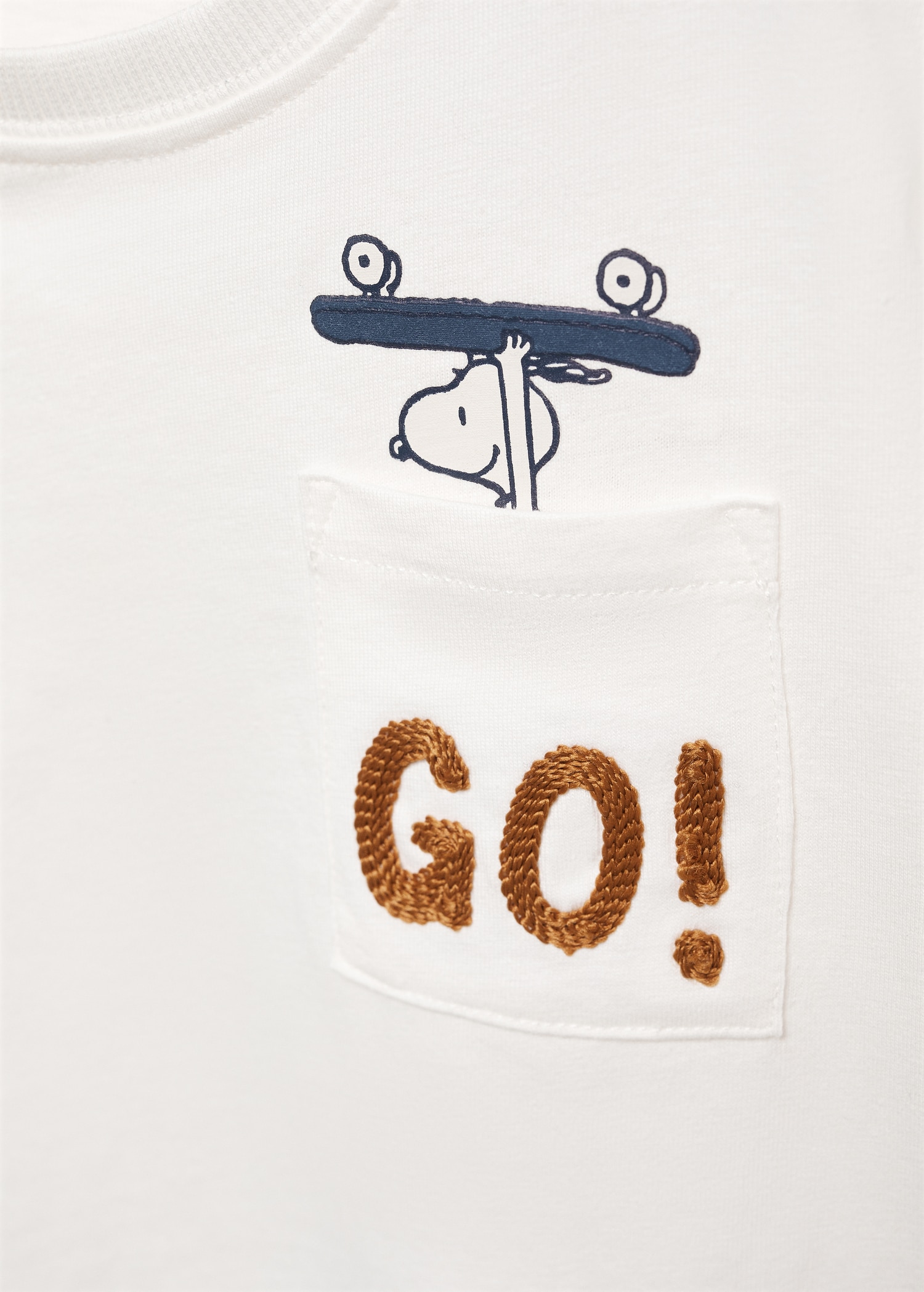 Mango Snoopy T Shirt Snoopy Long-sleeved T-shirt MANGO