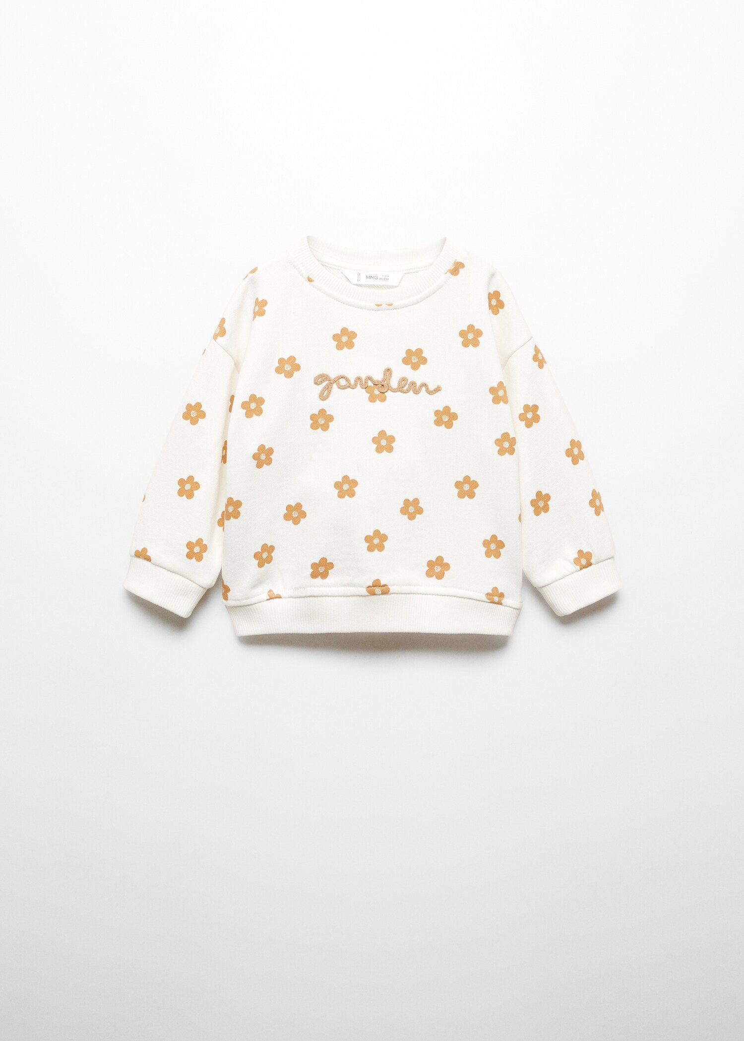 Floral print sweatshirt - Article without model