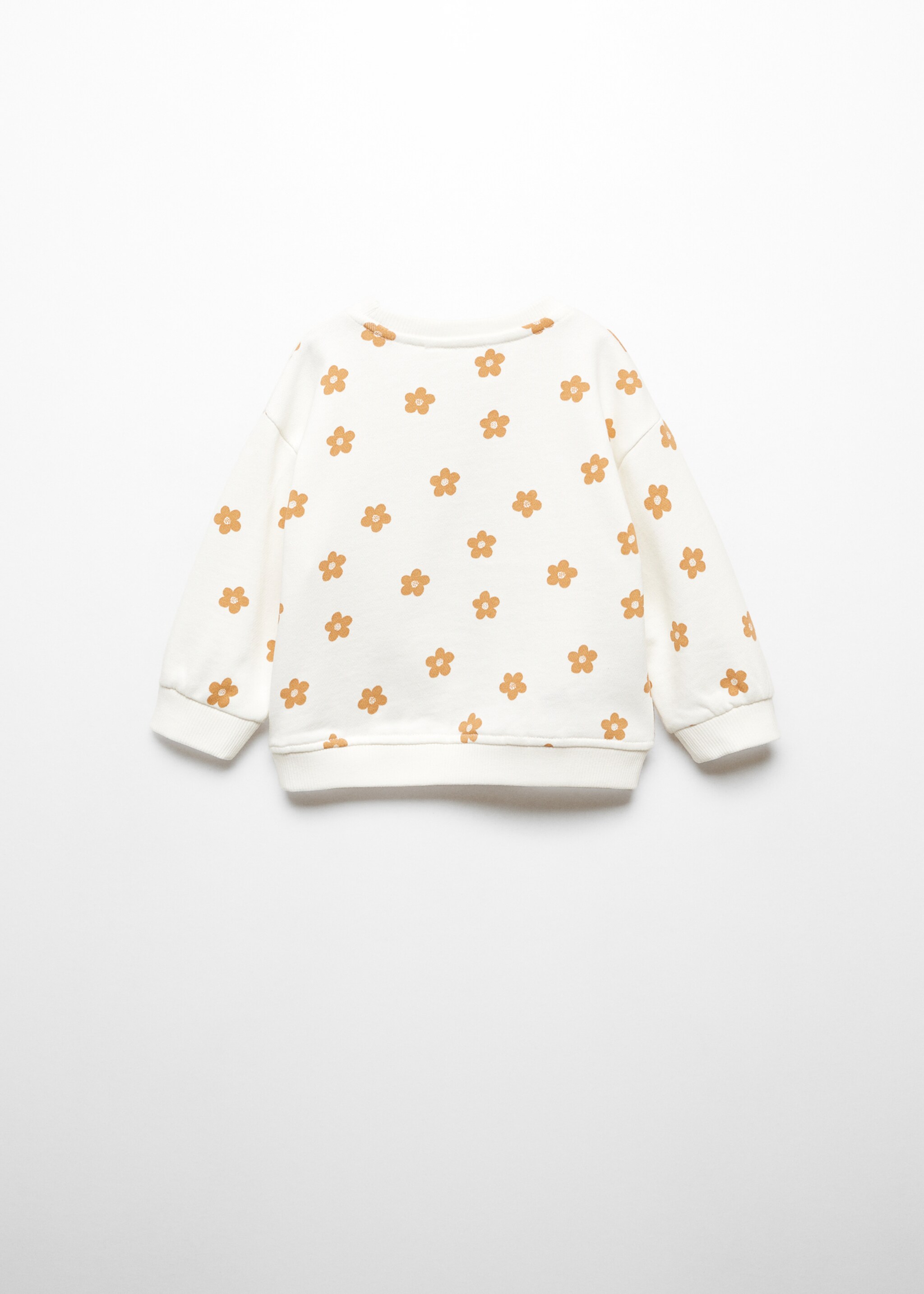 Sudadera estampado floral - Reverso del artículo