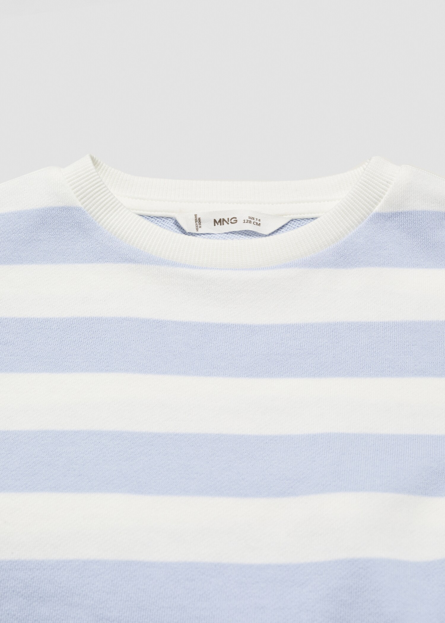 Striped cotton-blend sweatshirt - Details of the article 8