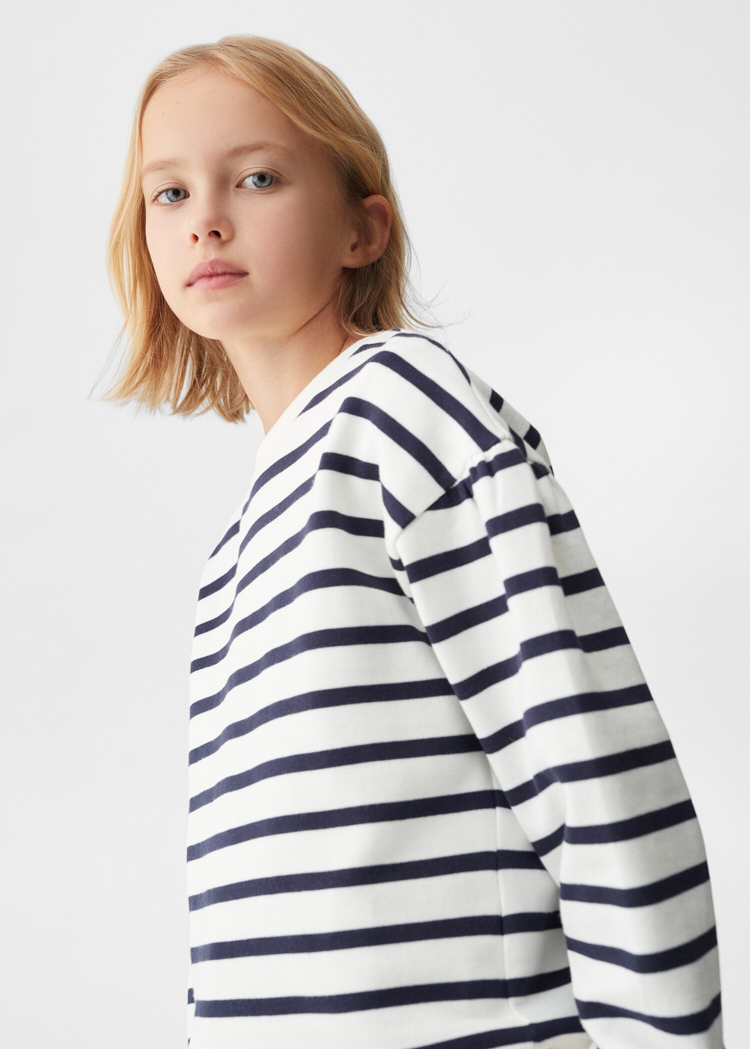 Gestreept katoenen sweatshirt - Detail van het artikel 1