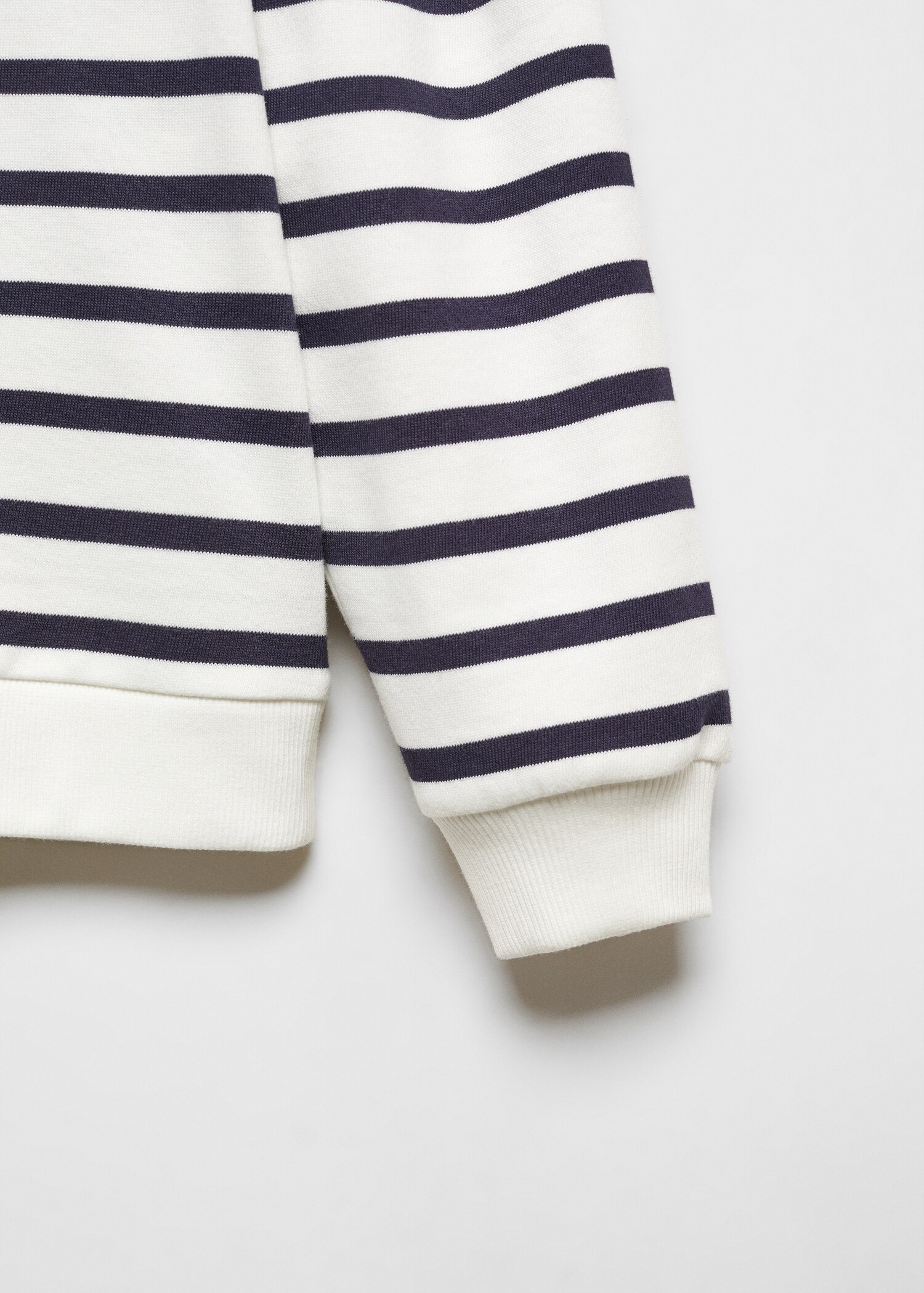 Gestreept katoenen sweatshirt - Detail van het artikel 8