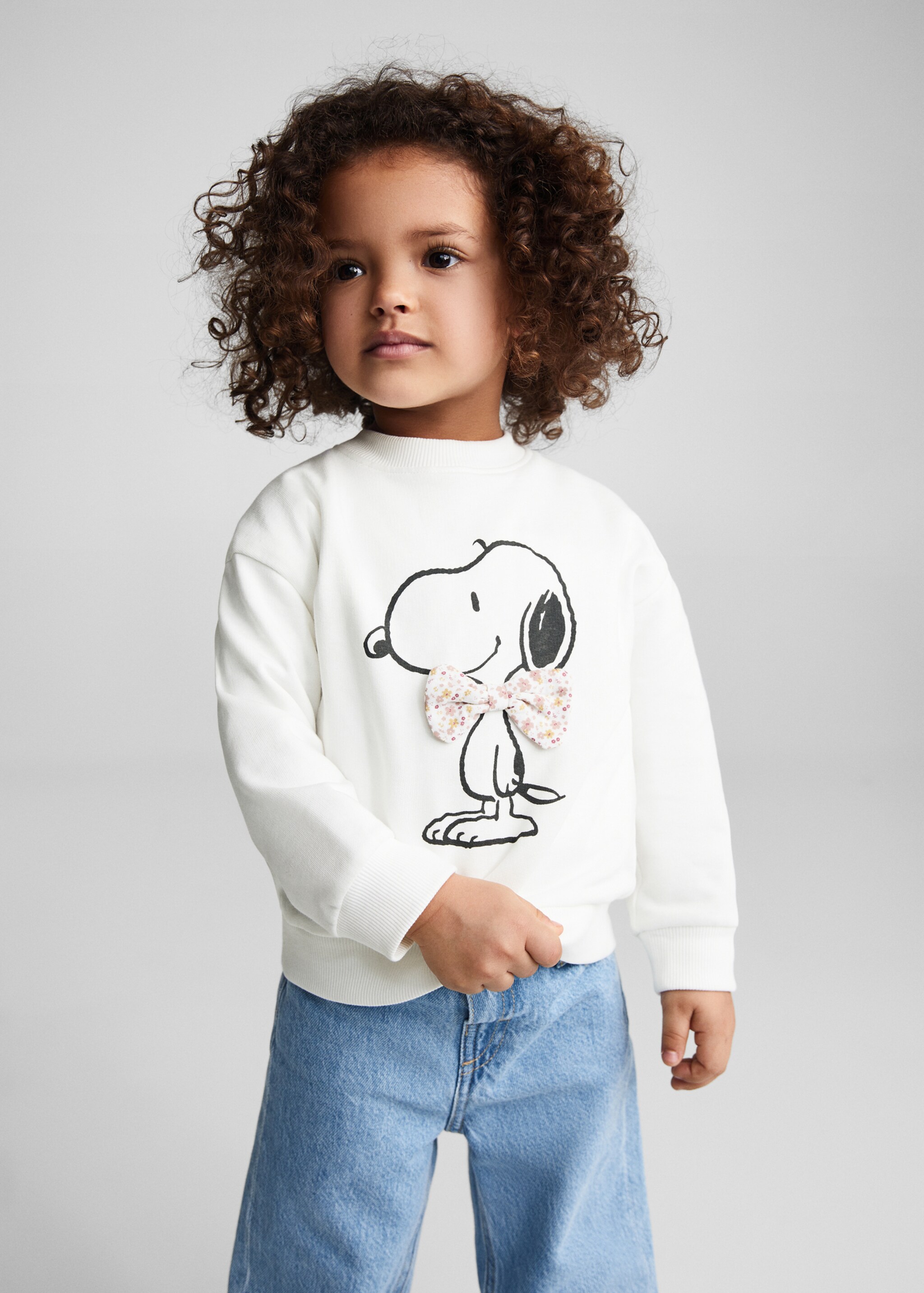Sudadera Snoopy algodón - Plano medio