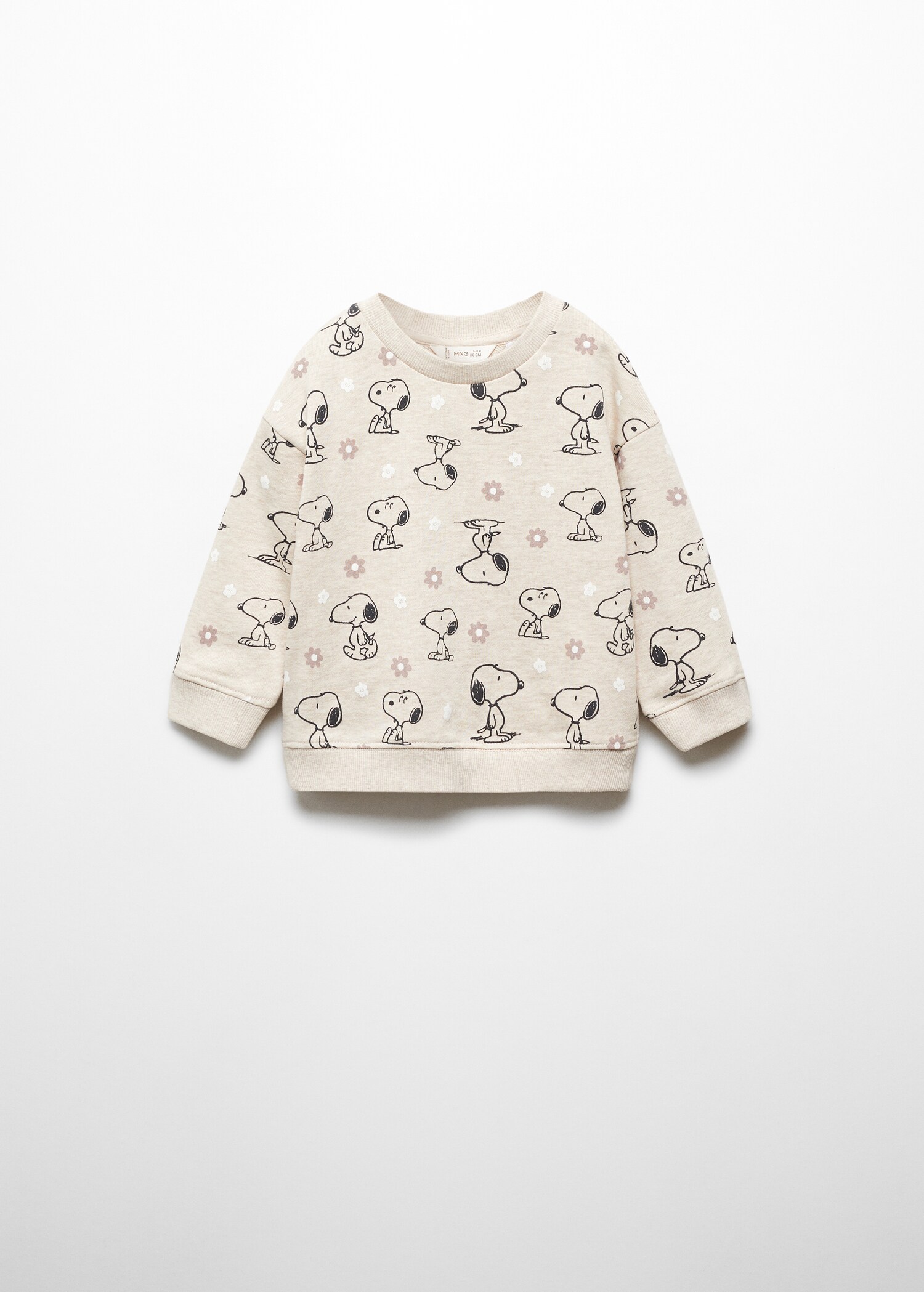 Gemusterte Sweatshirt Snoopy - Artikel ohne Model