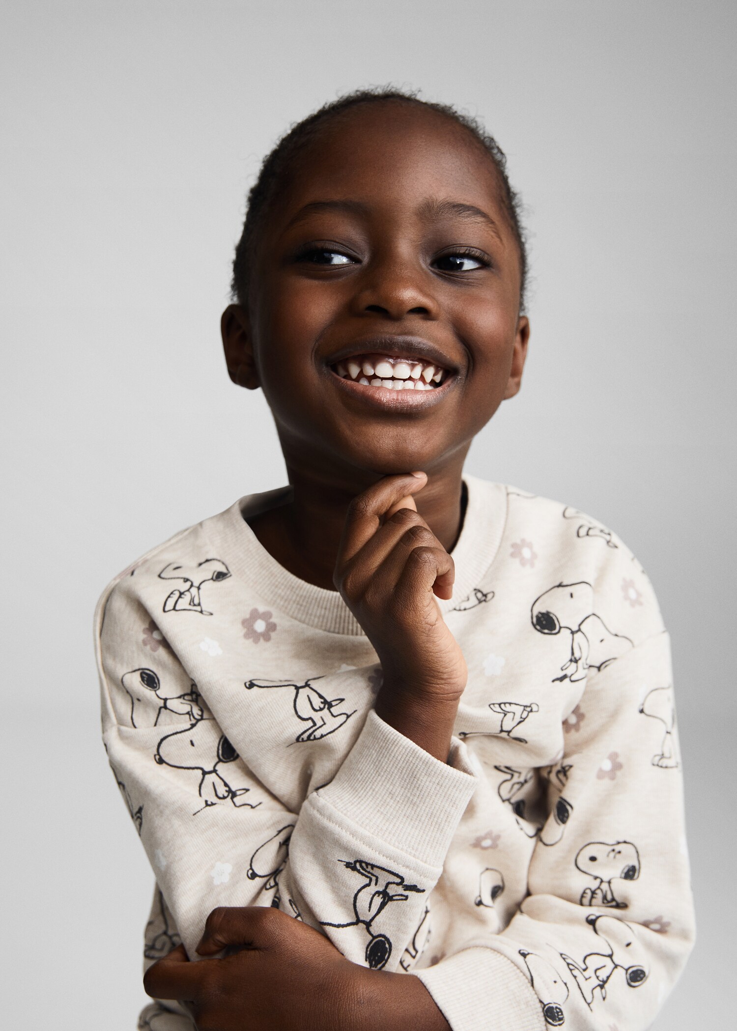 Gemusterte Sweatshirt Snoopy - Detail des Artikels 1
