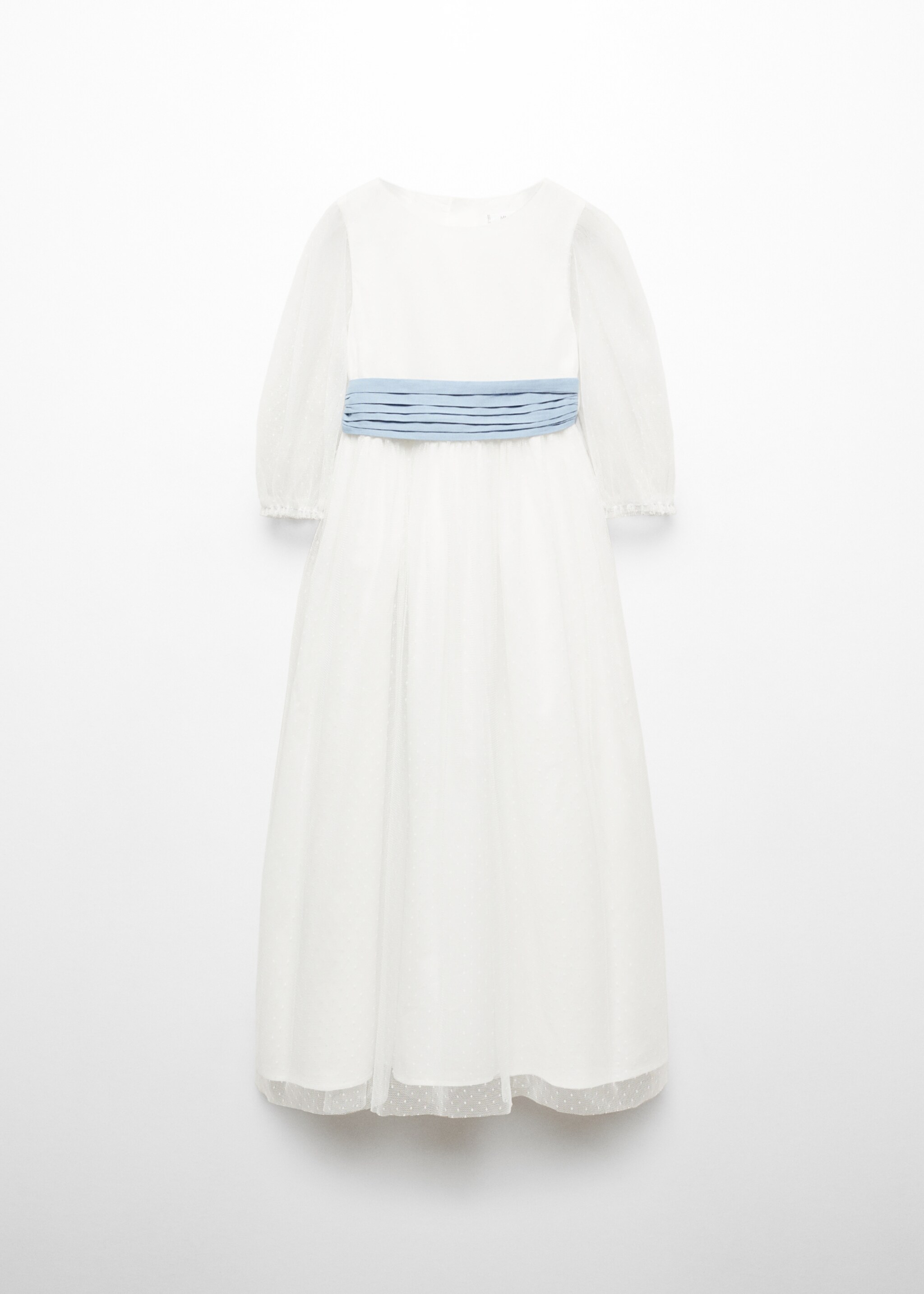 Vestido de plumetti com laço - Artigo sem modelo