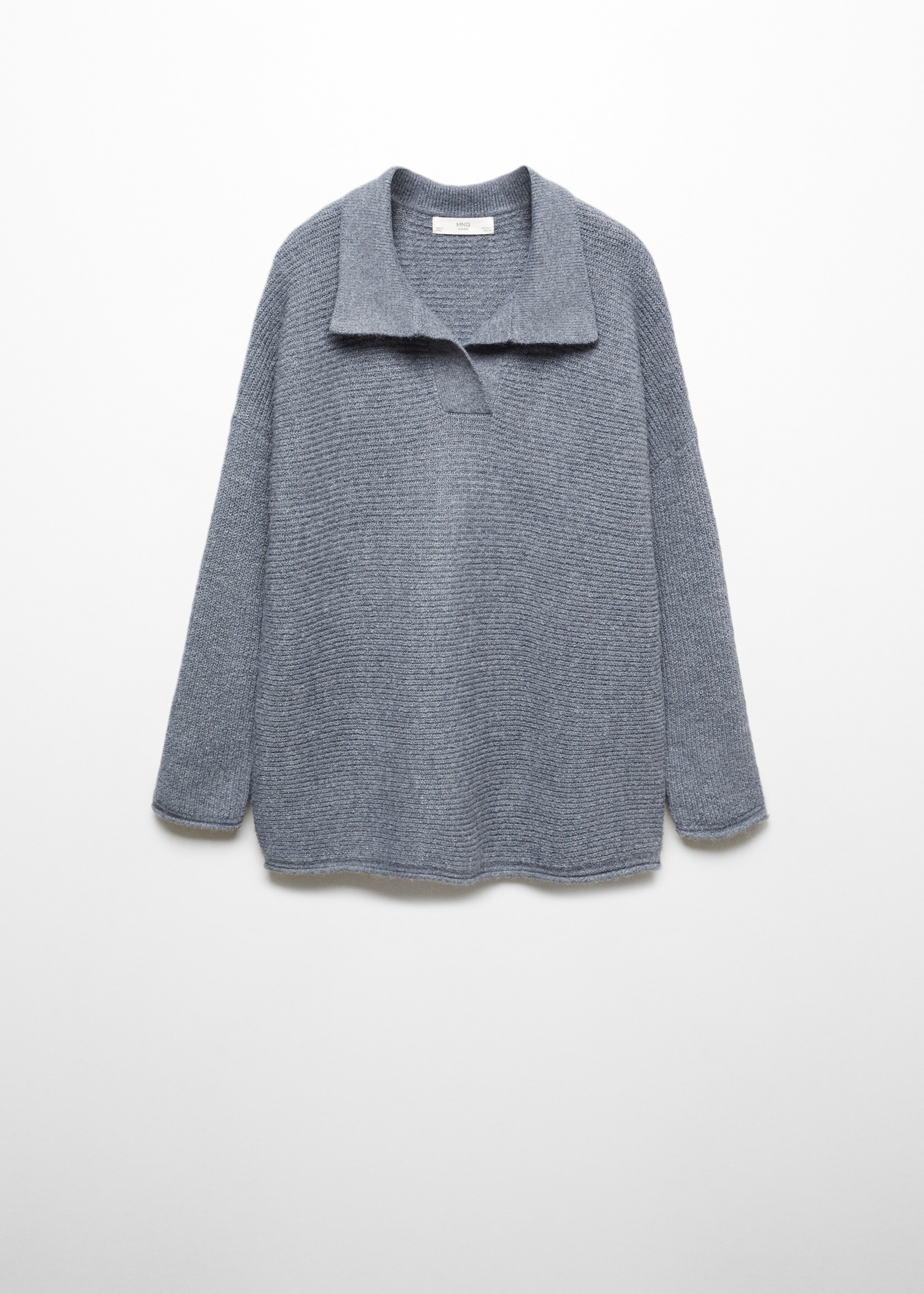 Oversized-Strickpullover - Artikel ohne Model, Tintenblau. Ref: 67014022-00.