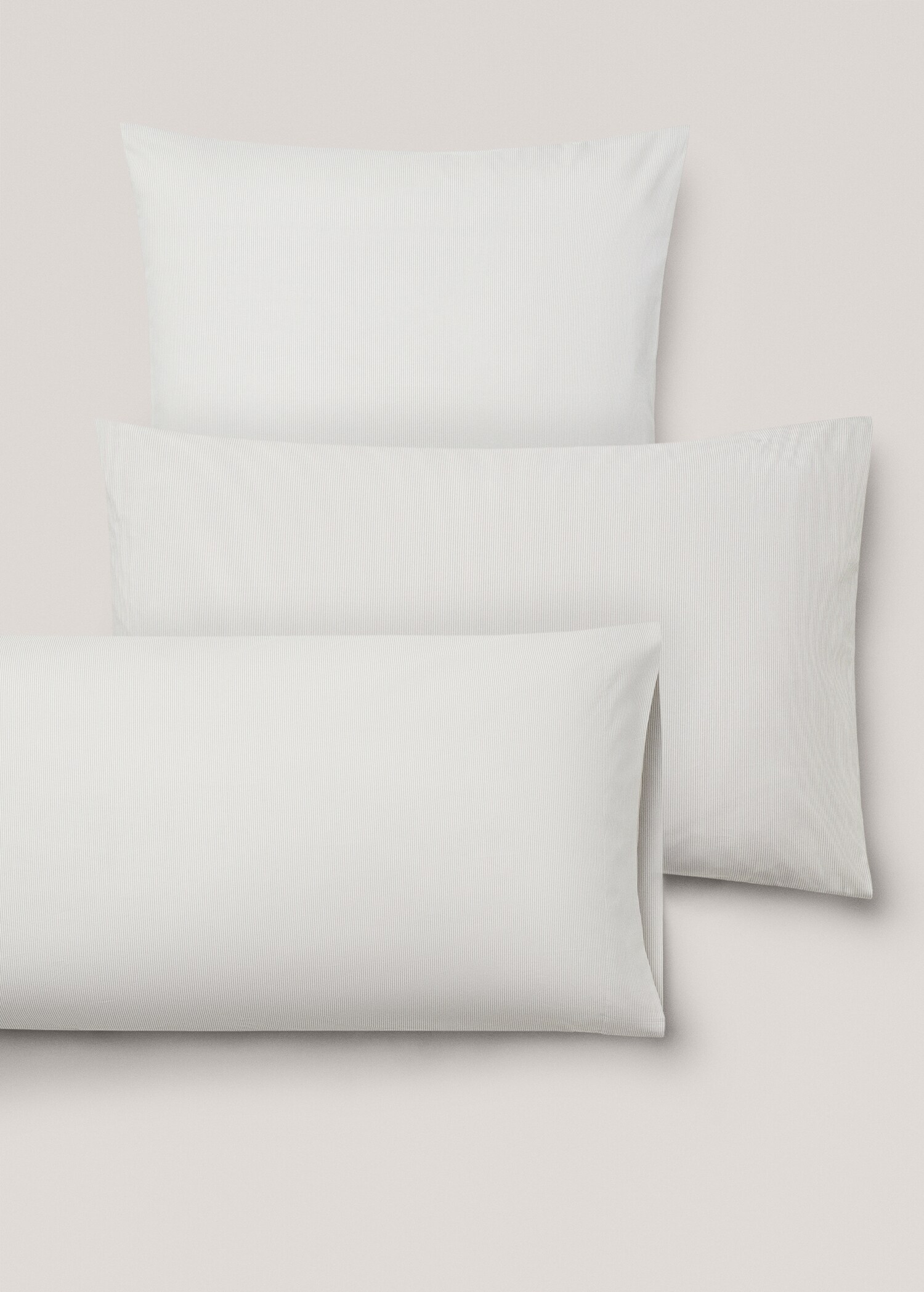Vertical striped pillowcase 50x75cm - Details of the article 4