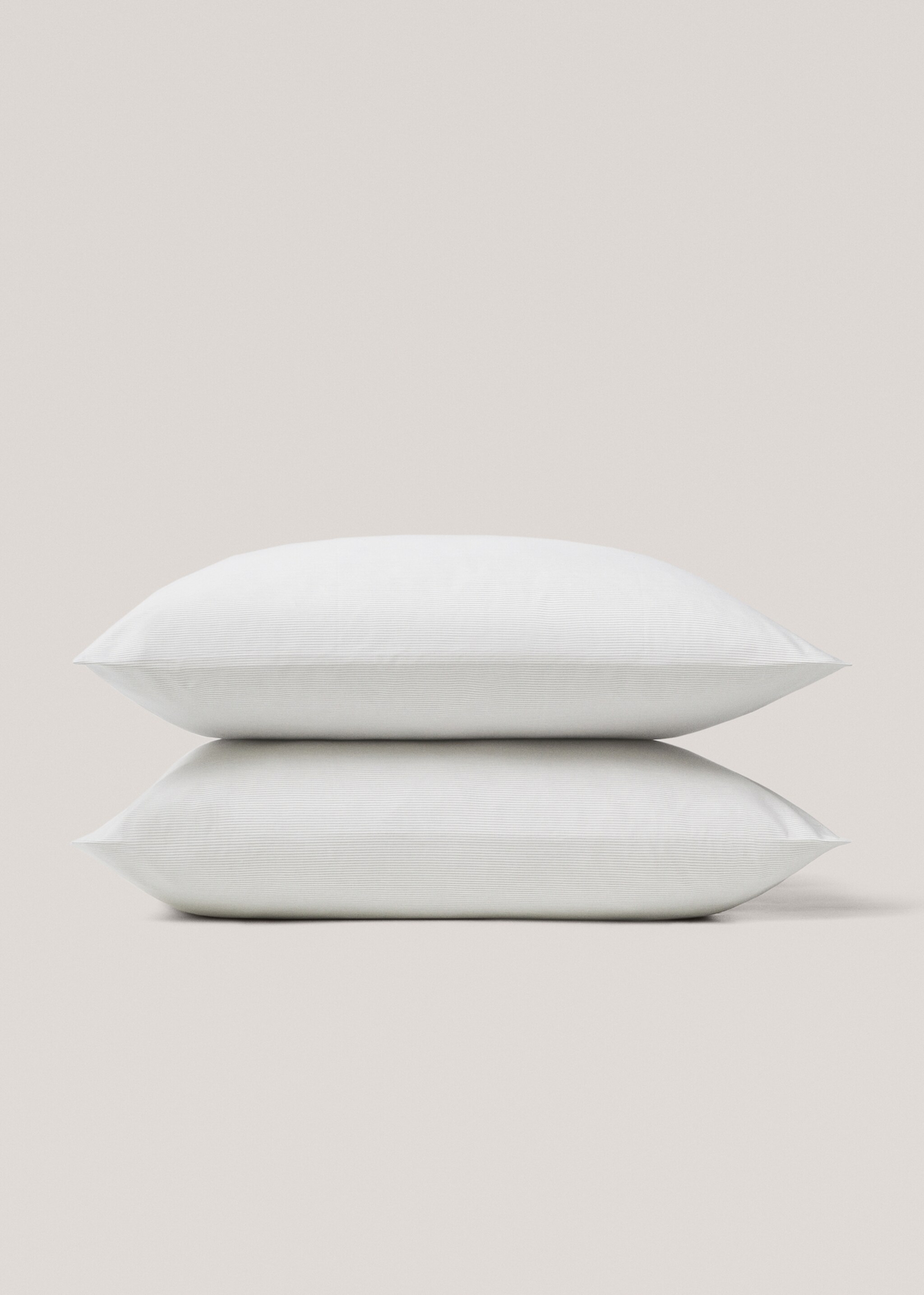 Vertical striped pillowcase 60x60cm - Details of the article 3