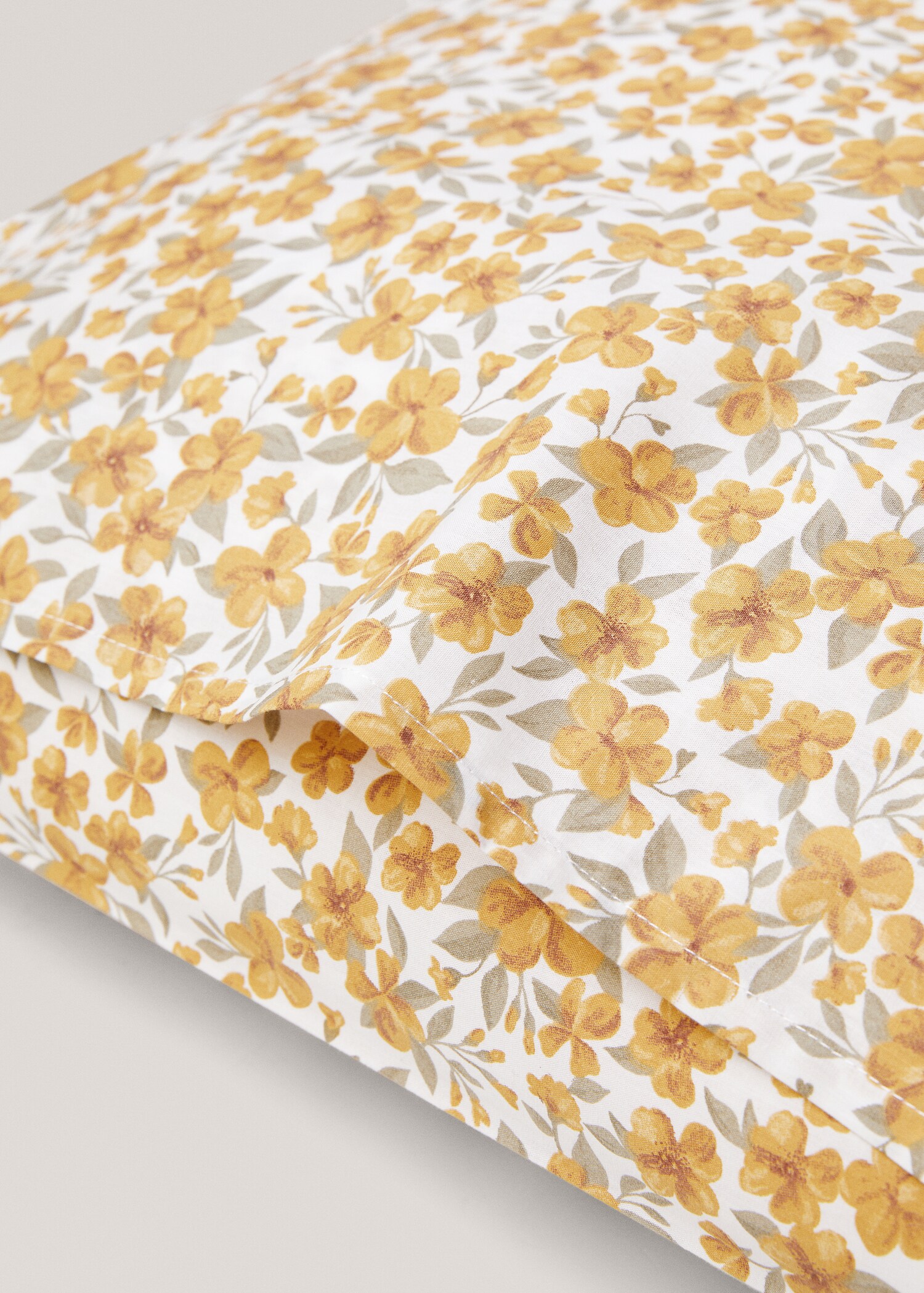 Multi-flower cotton pillowcase 50x75cm (Pack of 2) - Details of the article 2