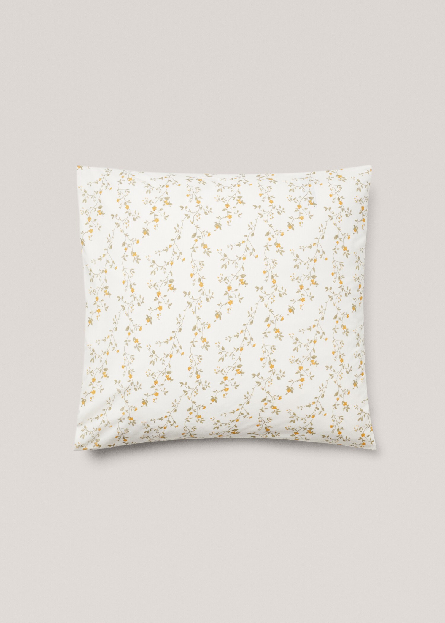 Multi-flower cotton pillowcase 60x60cm (Pack of 2) - Article without model