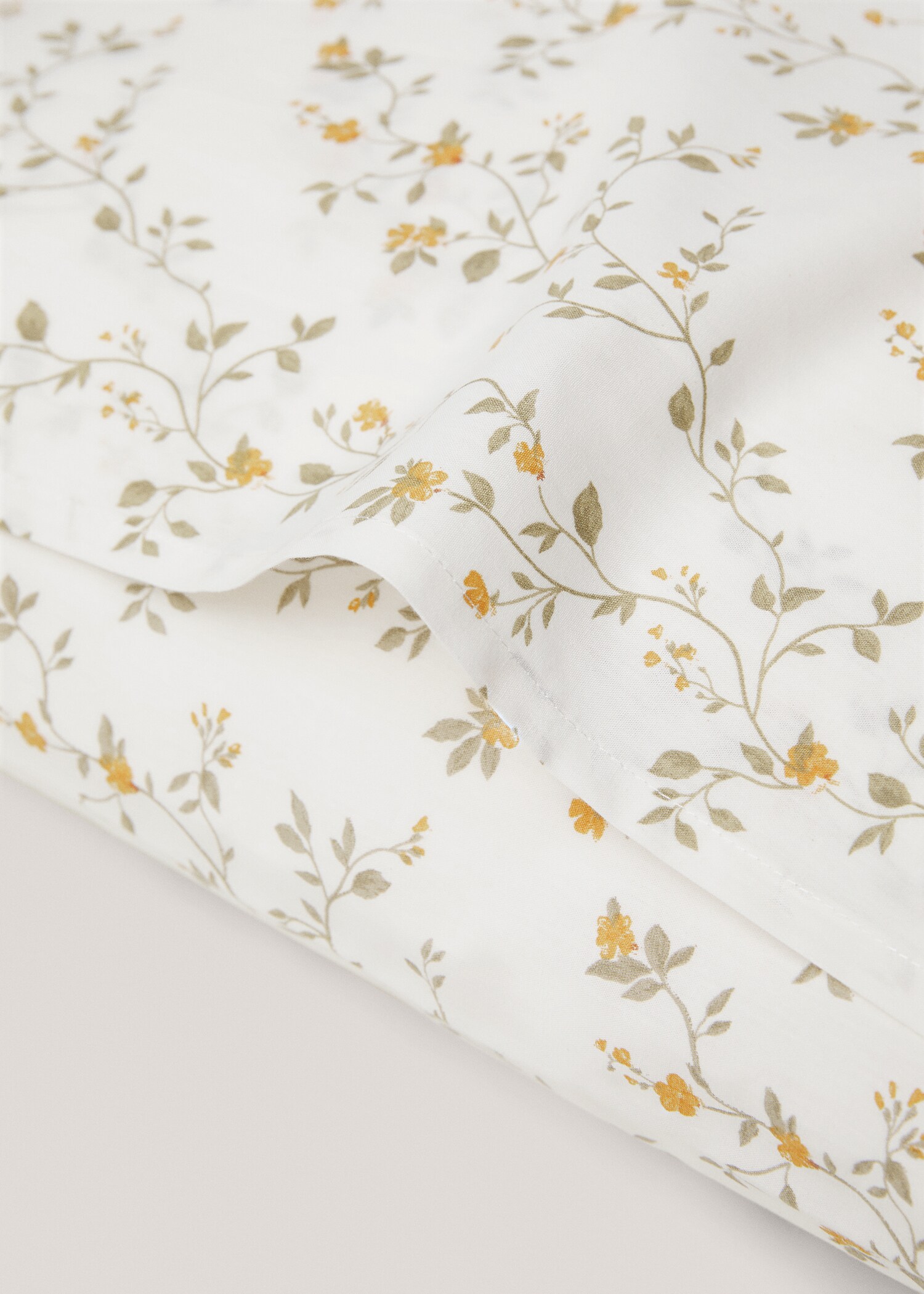 Multi-flower cotton pillowcase 60x60cm (Pack of 2) - Details of the article 3