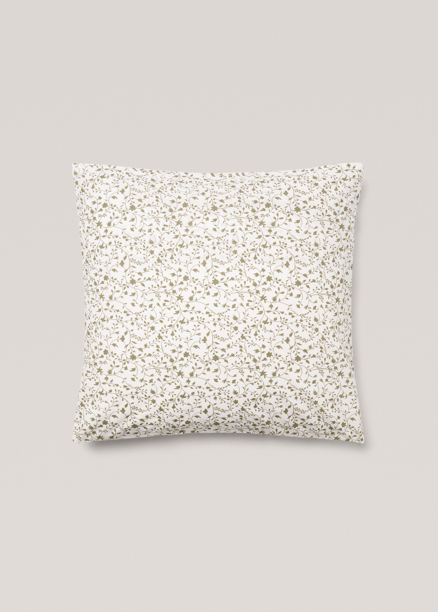 Multi-flower cotton pillowcase 60x60cm (Pack of 2) - Article without model