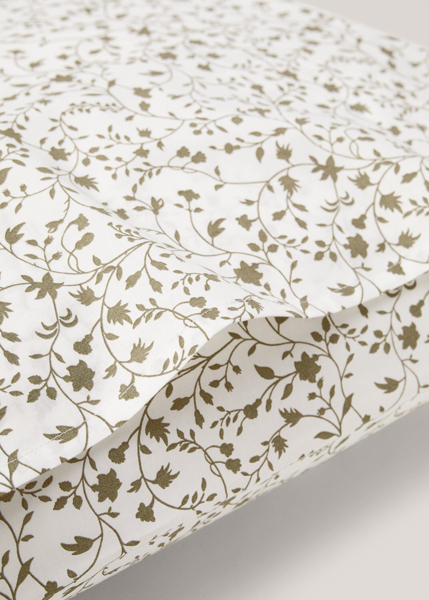 Multi-flower cotton pillowcase 60x60cm (Pack of 2) - Details of the article 2
