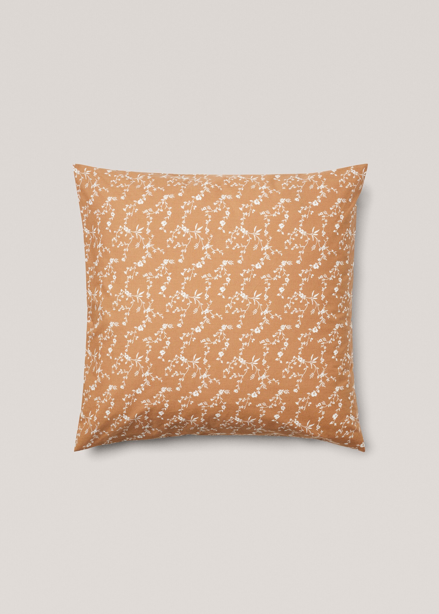 Floral-print pillowcase 60x60cm (Pack of 2) - Article without model