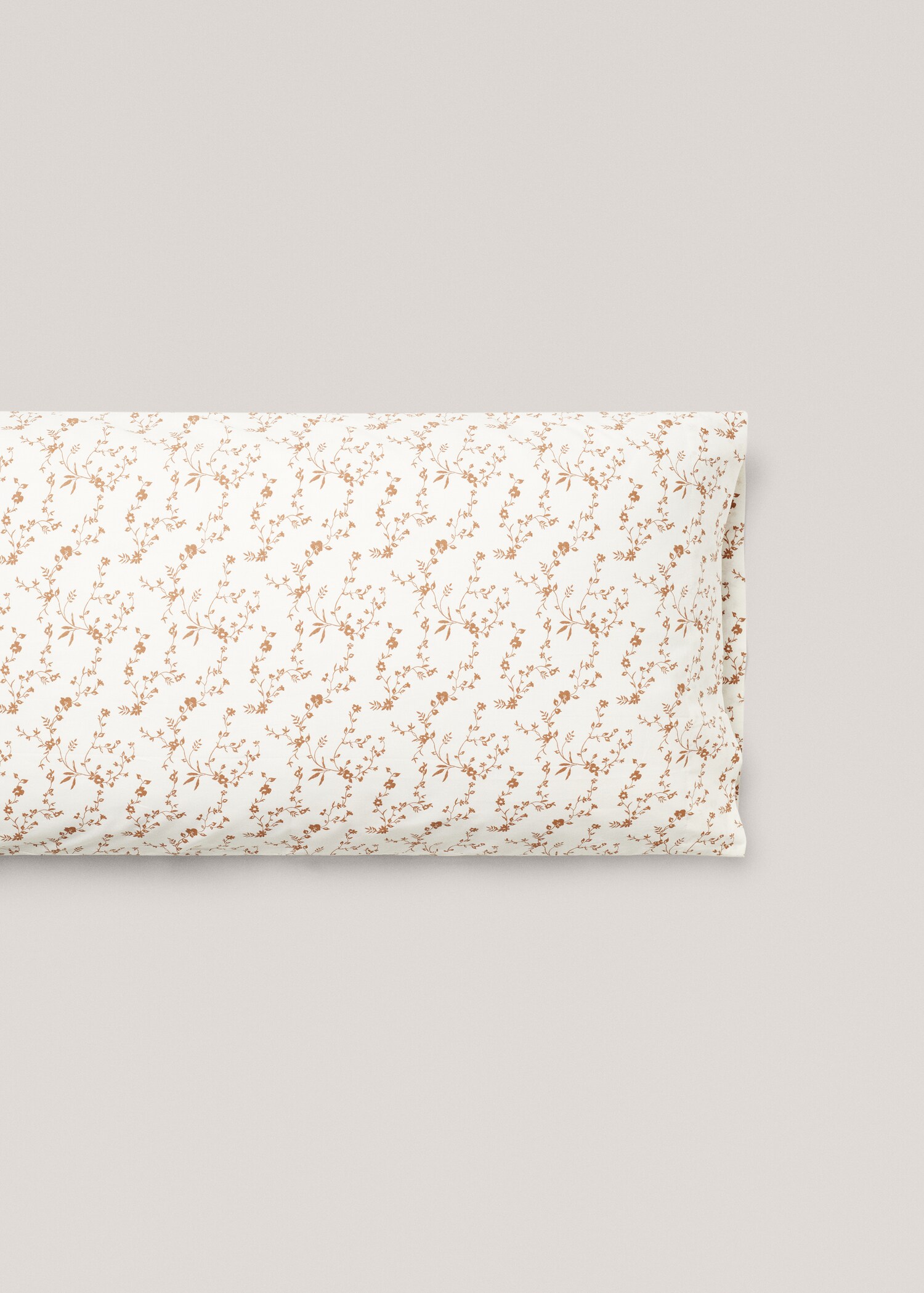 Floral detail pillowcase 45x110cm - Article without model