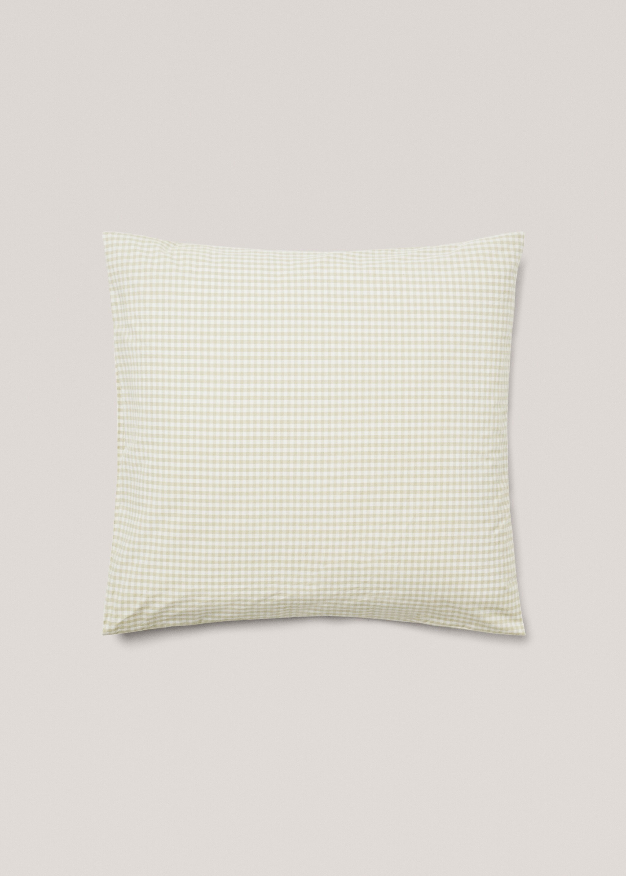 Gingham-check pillow case 60x60cm (Pack de 2) - Article without model