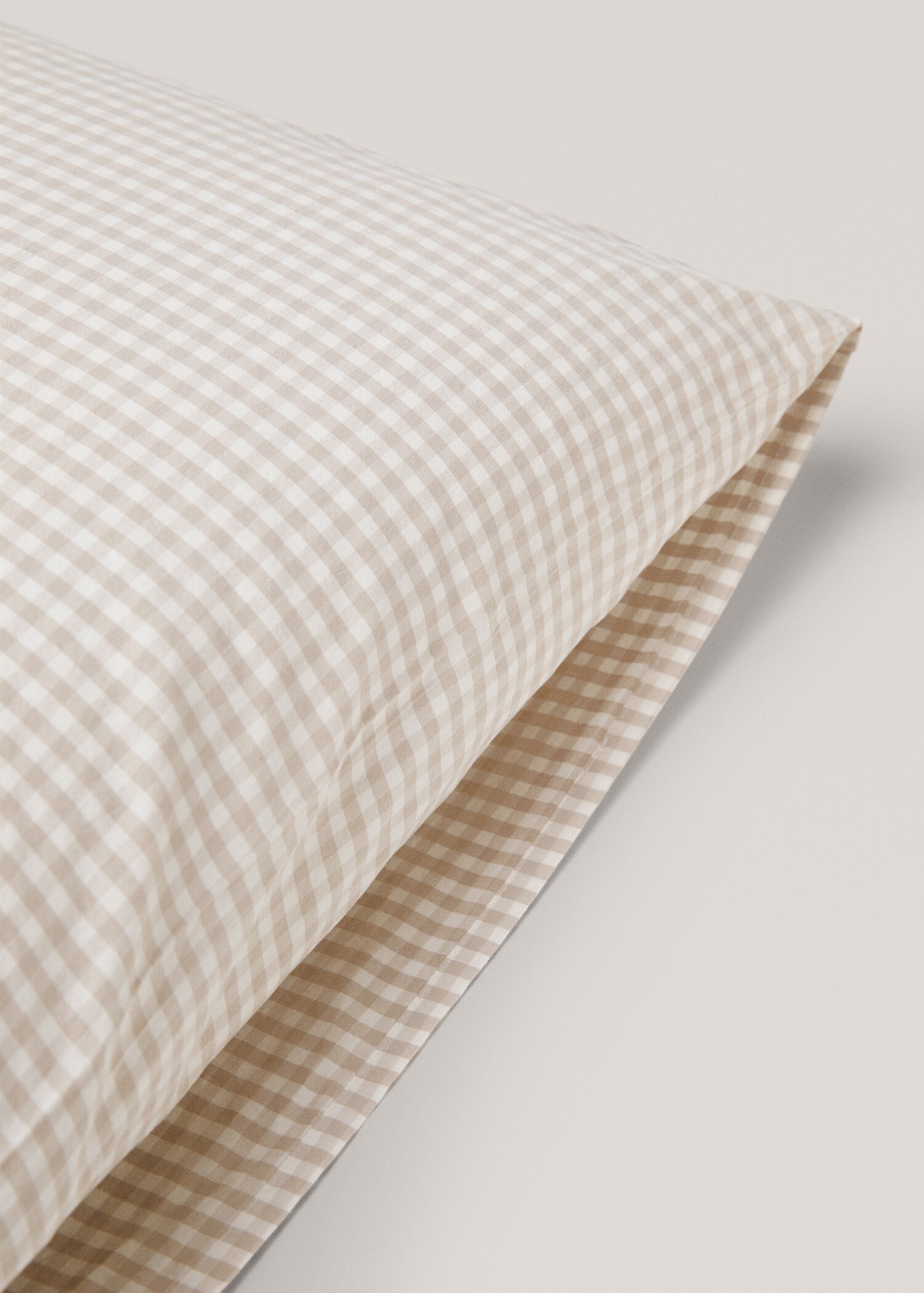 Gingham-check pillow case 50x75cm (Pack de 2) - Details of the article 1