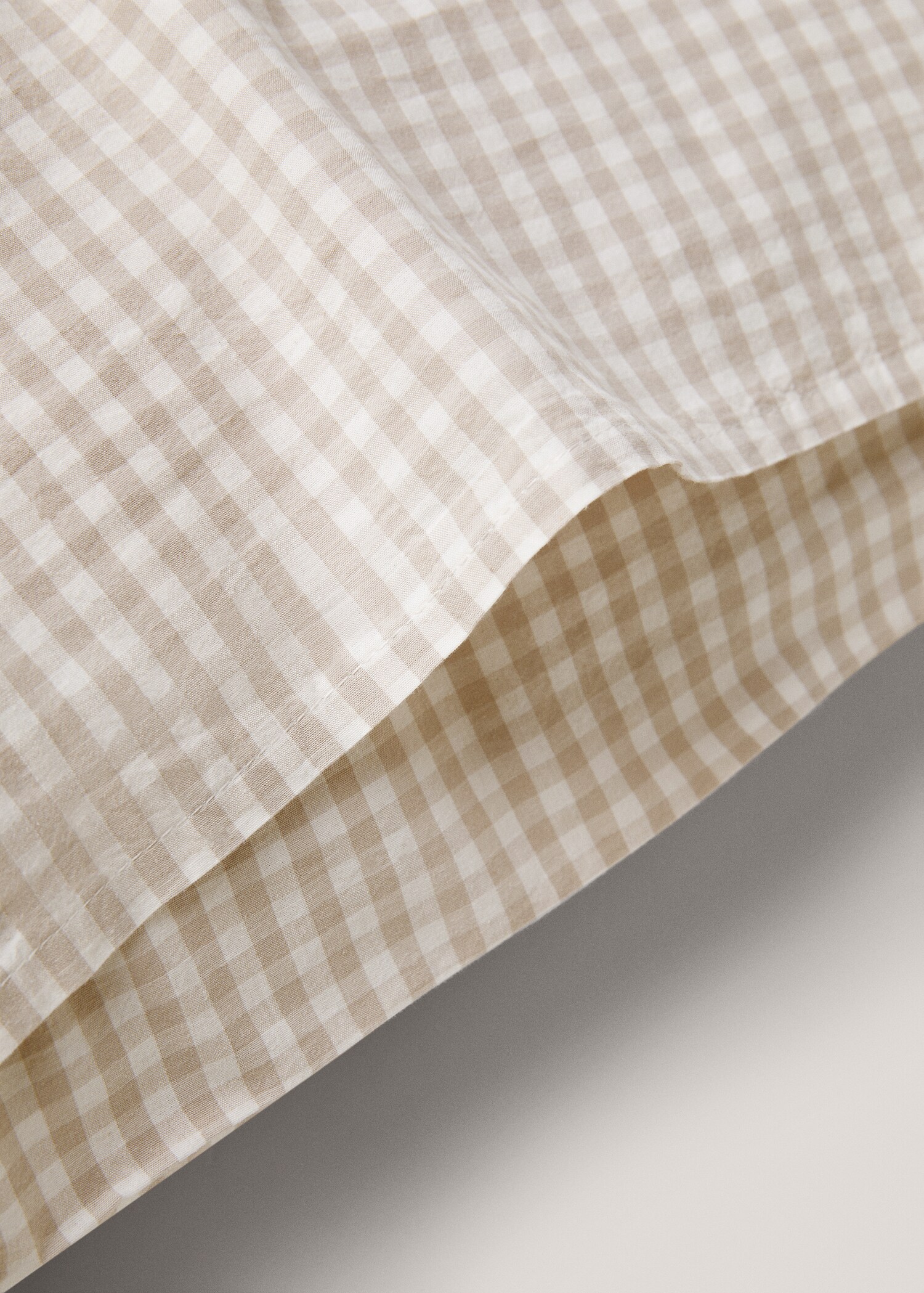 Gingham-check pillow case 50x75cm (Pack de 2) - Details of the article 2
