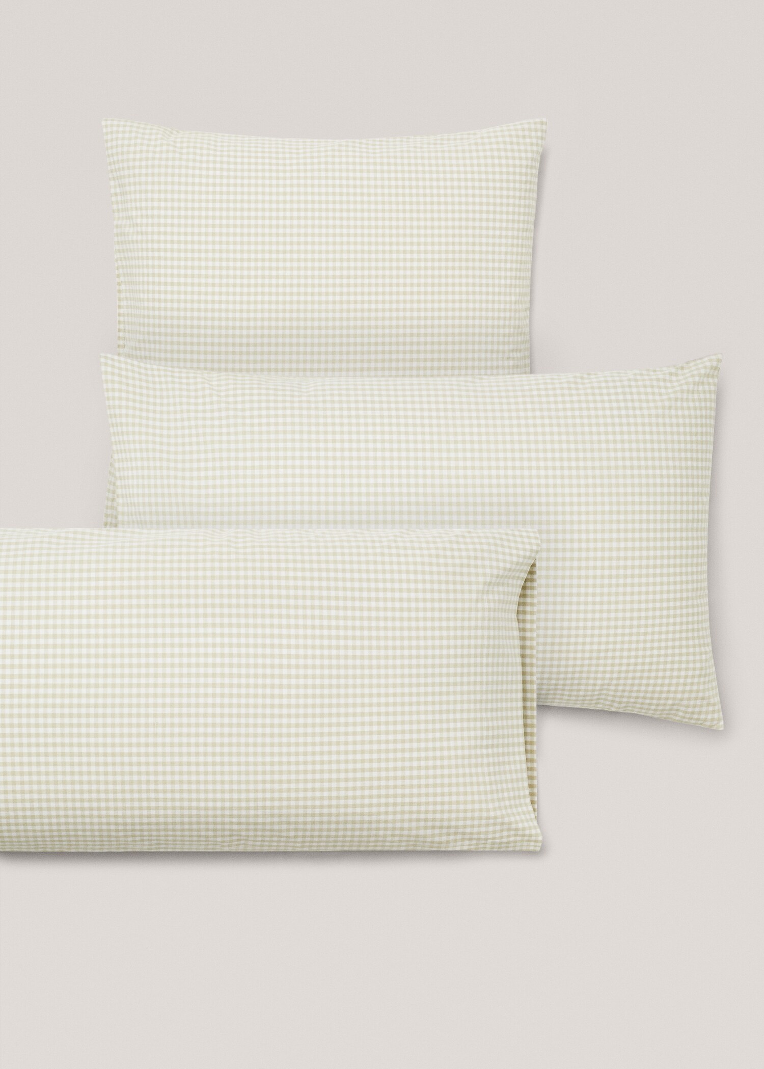 Funda de almohada cuadro vichy 45x110cm (Pack de 2) - Detalle del artículo 4