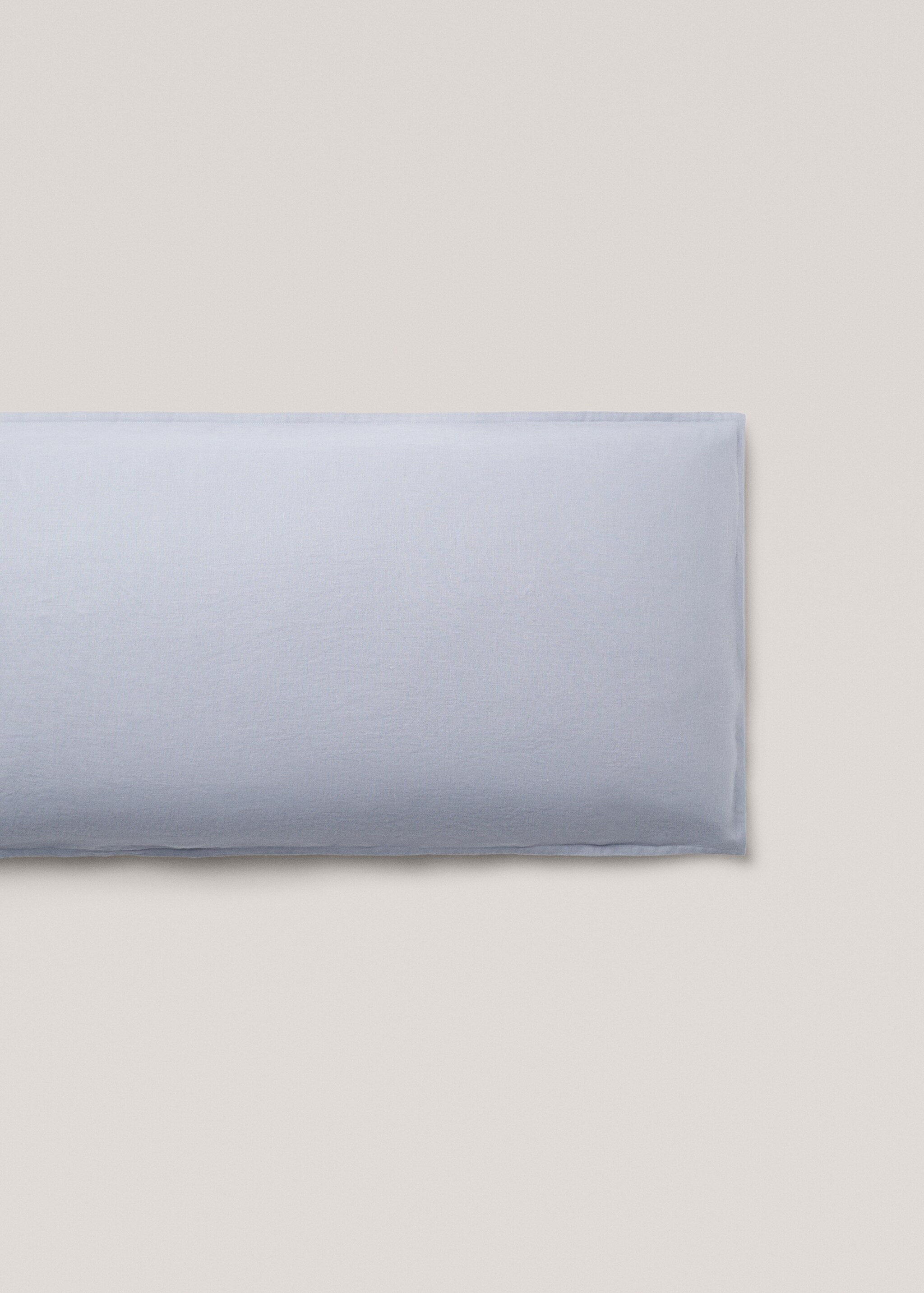 Leinen-Kissenbezug, 45 x 110 cm - Artikel ohne Model, Indigoblau. Ref: 67014062-00.