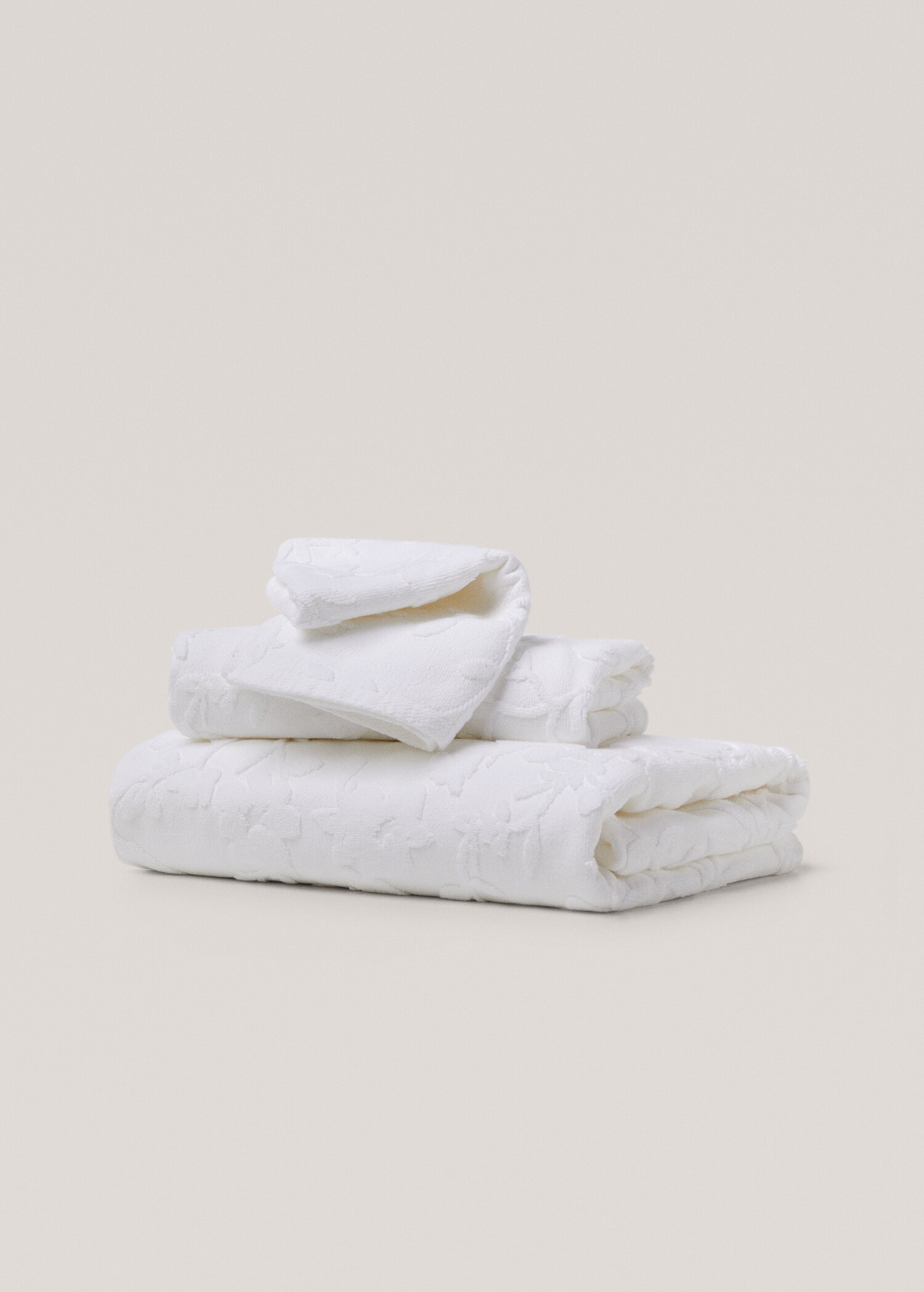 Toalla baño jacquard flor 90x150cm - Artículo sin modelo
