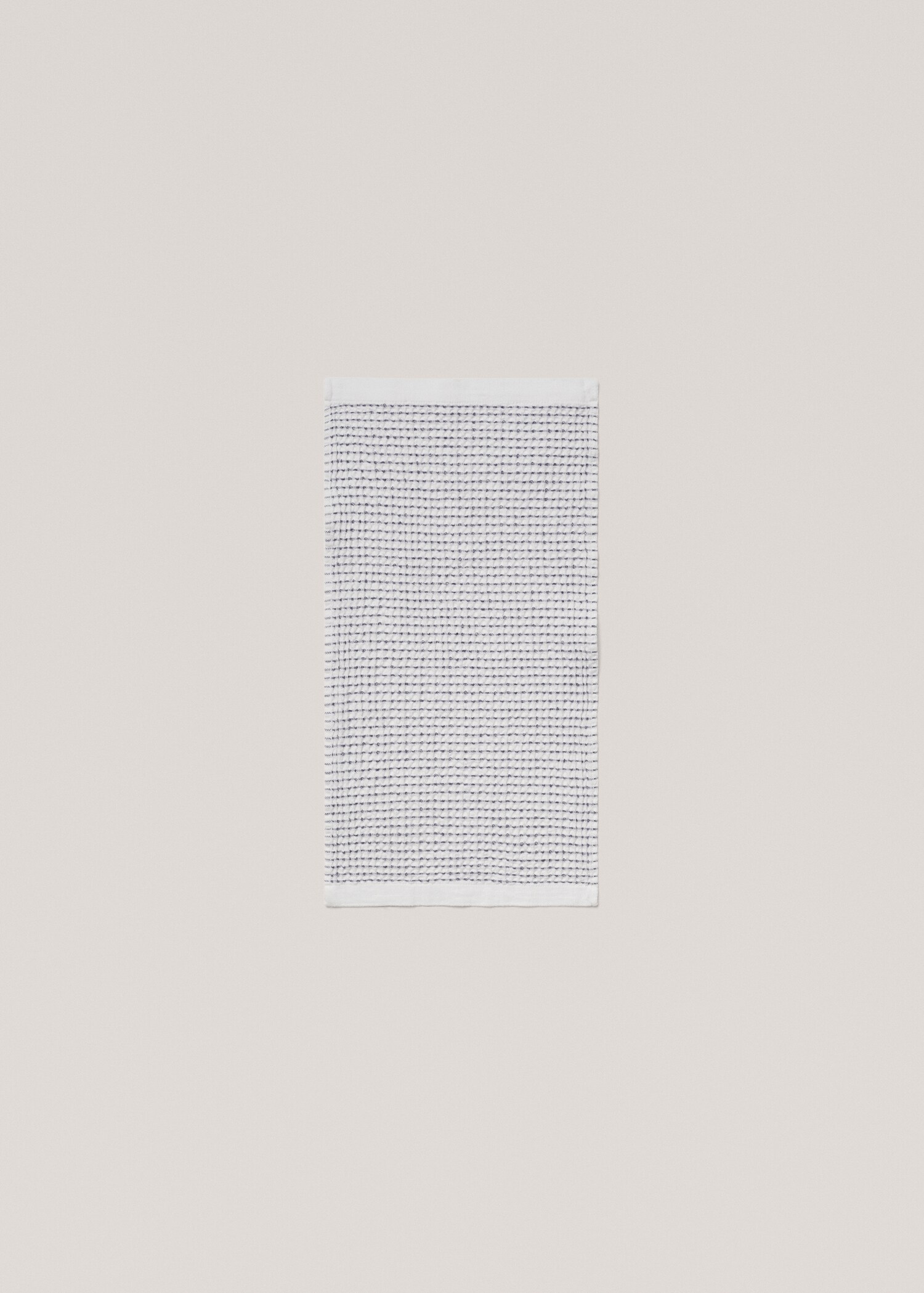 Striped-texture face towel 30x50cm - Details of the article 3