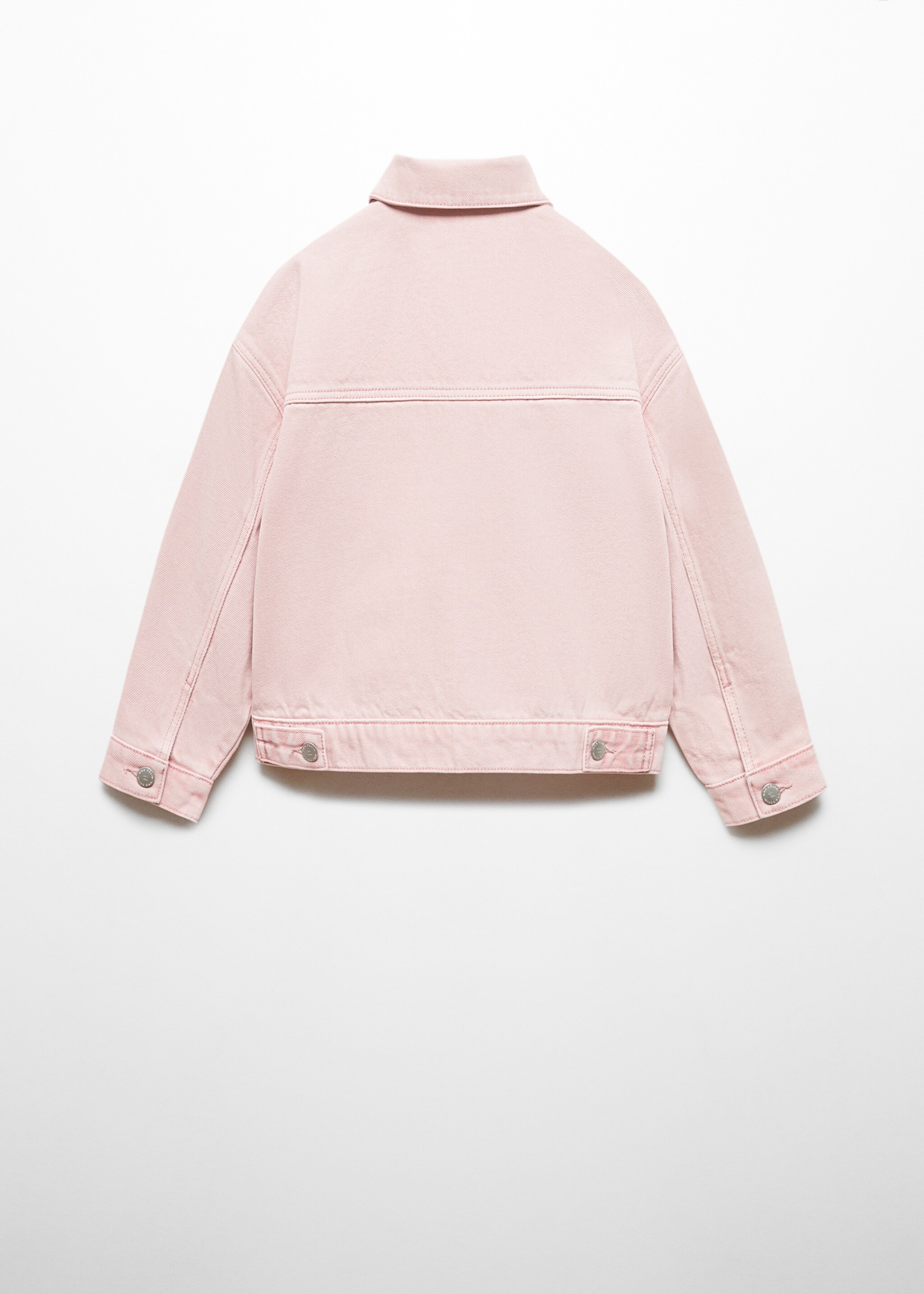 Denim jacket with pockets - Reverse of the article