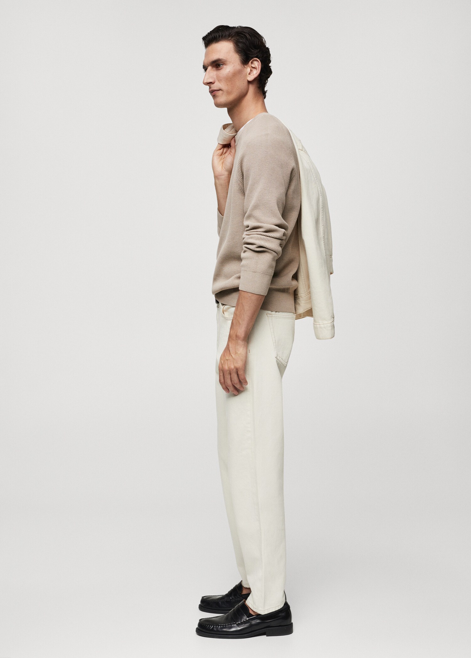 Ribbed round-neck sweater - Details of the article 2