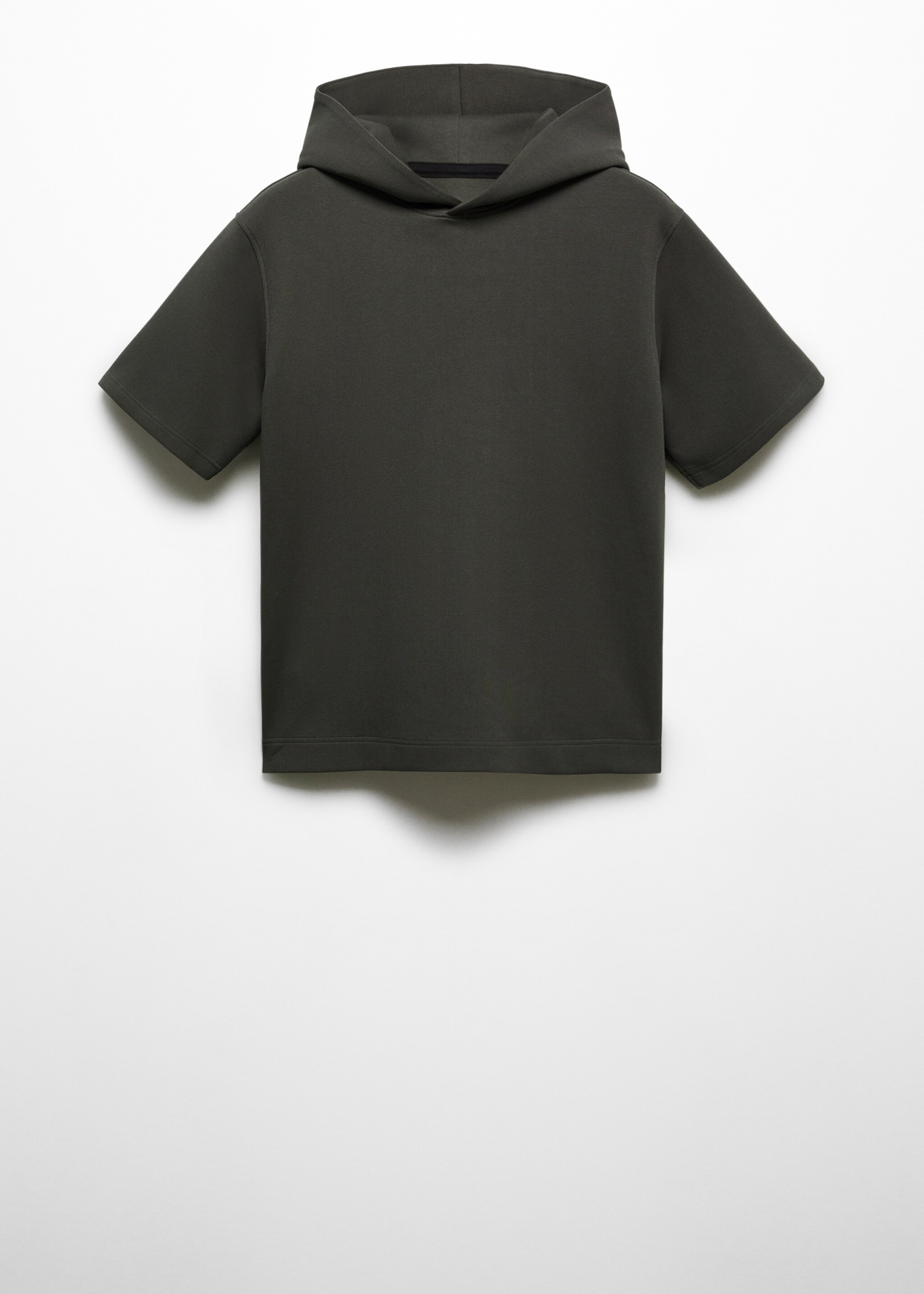 Short-sleeved hooded sweatshirt - Article without model