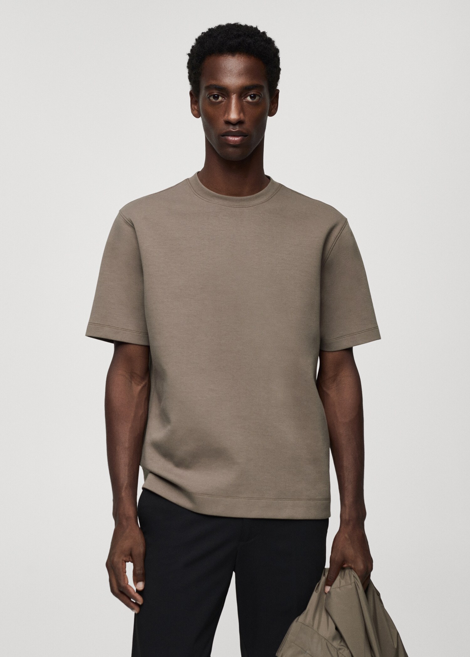 Thick cotton t-shirt - Medium plane