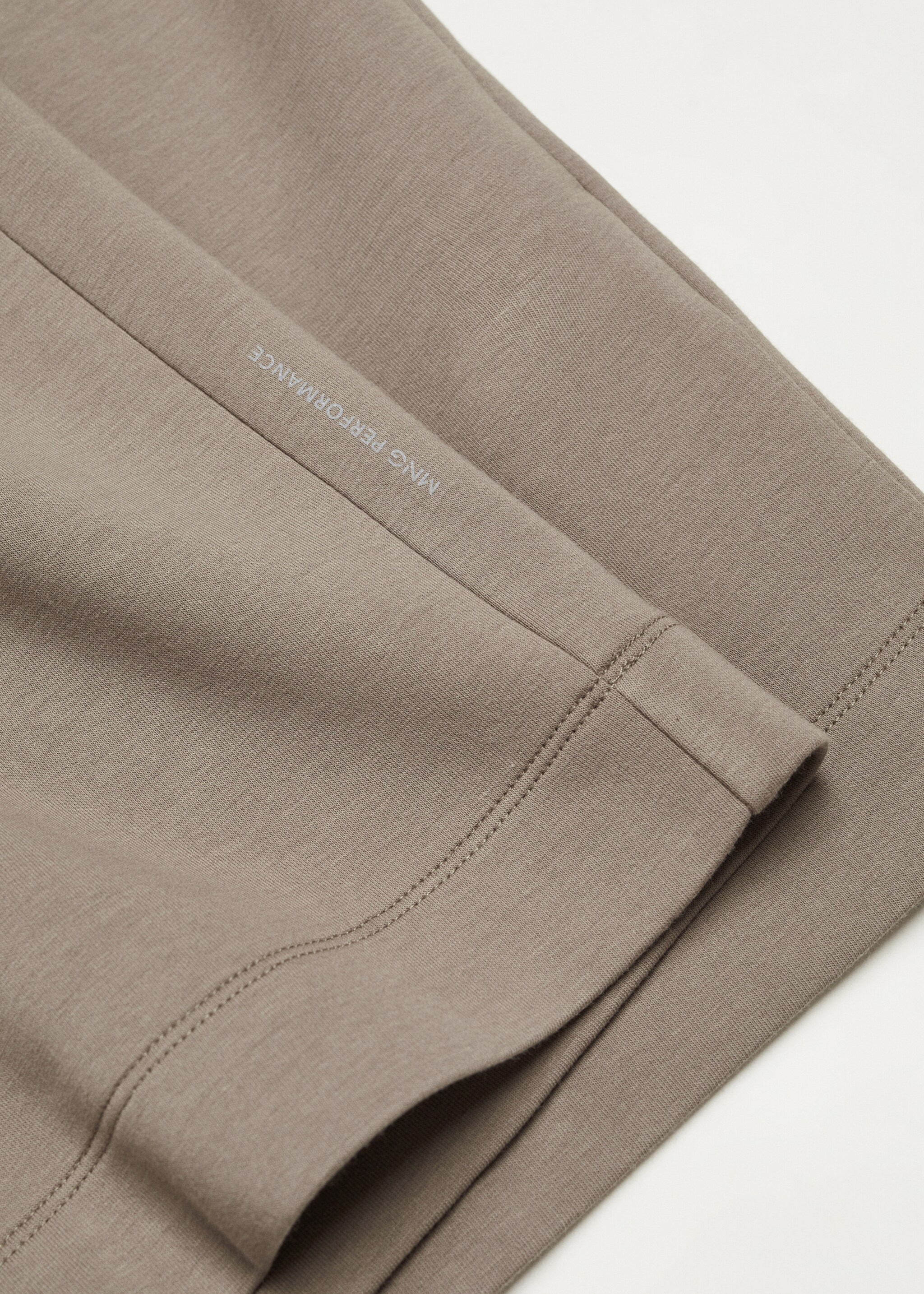 Thick cotton t-shirt - Details of the article 8, Medium Brown. Ref: 67014459-00.