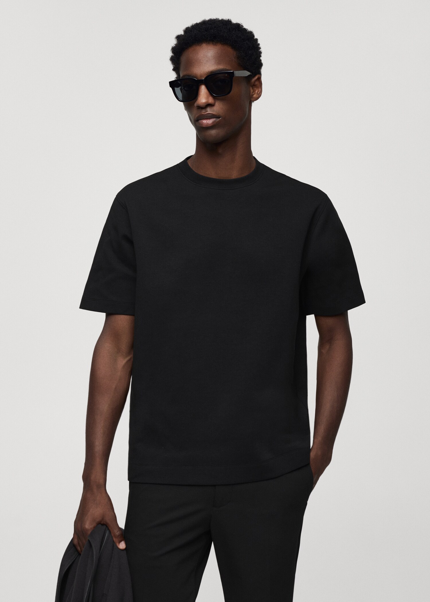Thick cotton t-shirt - Medium plane