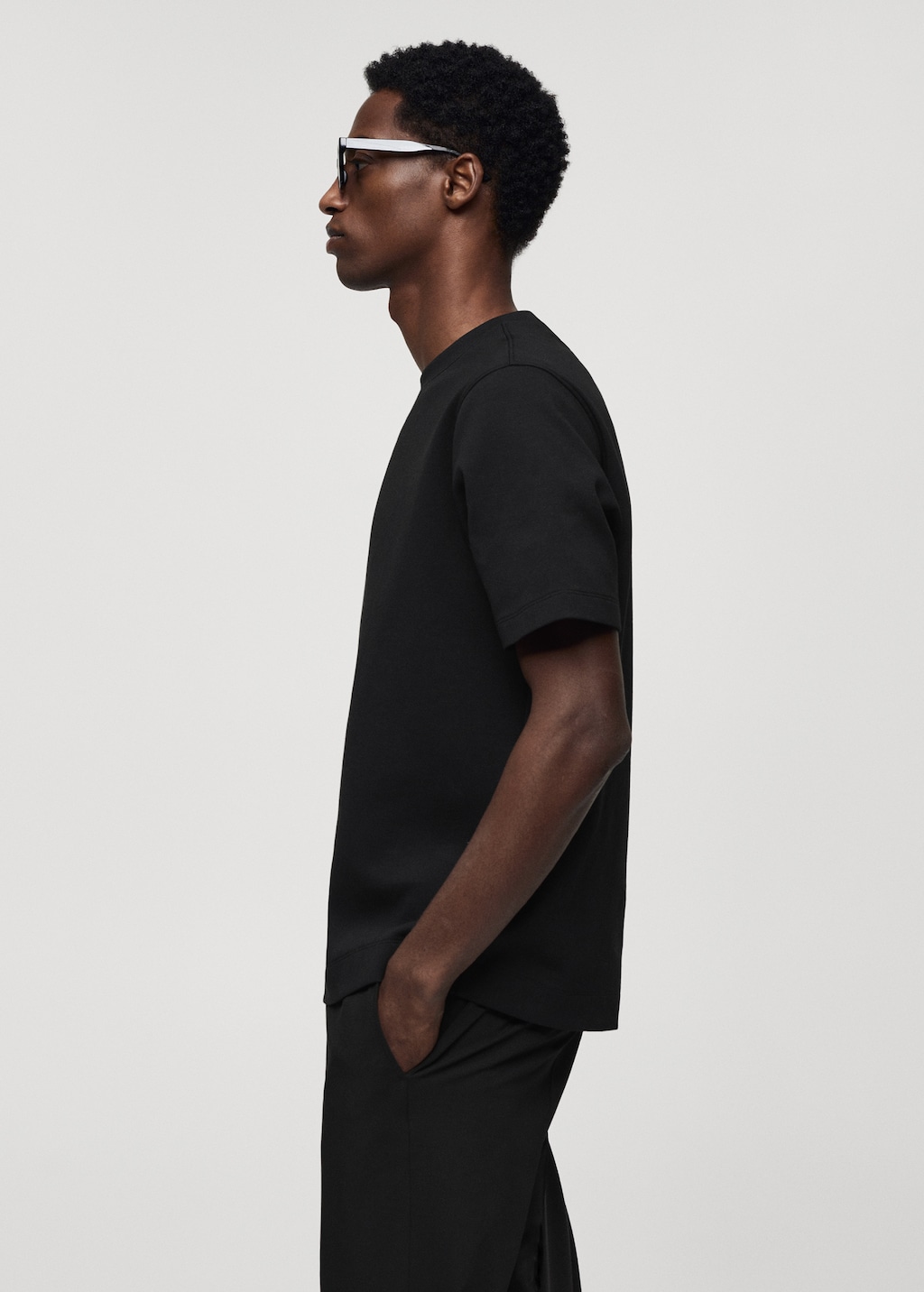 T shirt cotone tessuto spesso