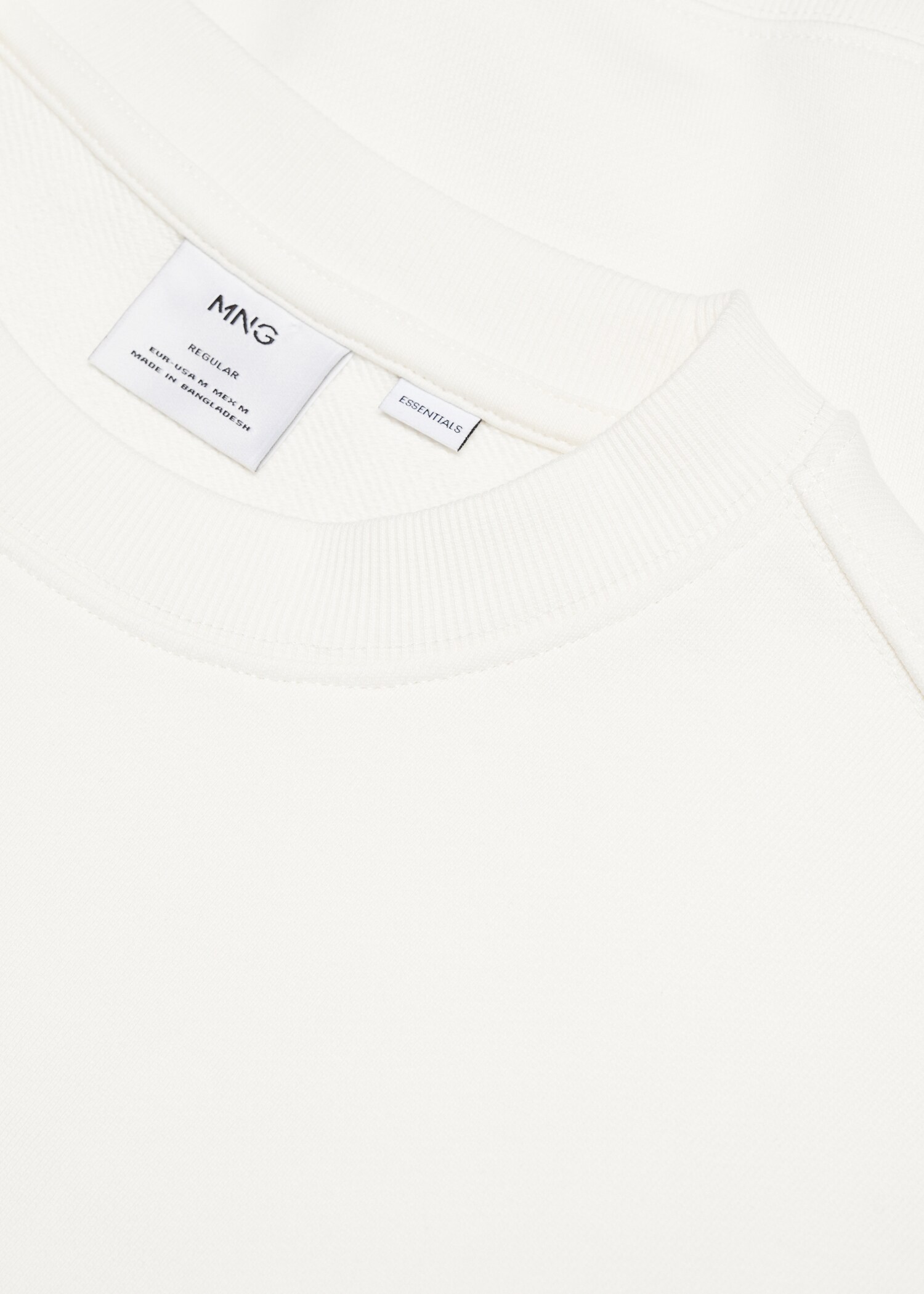 100% cotton basic sweatshirt - Details of the article 8
