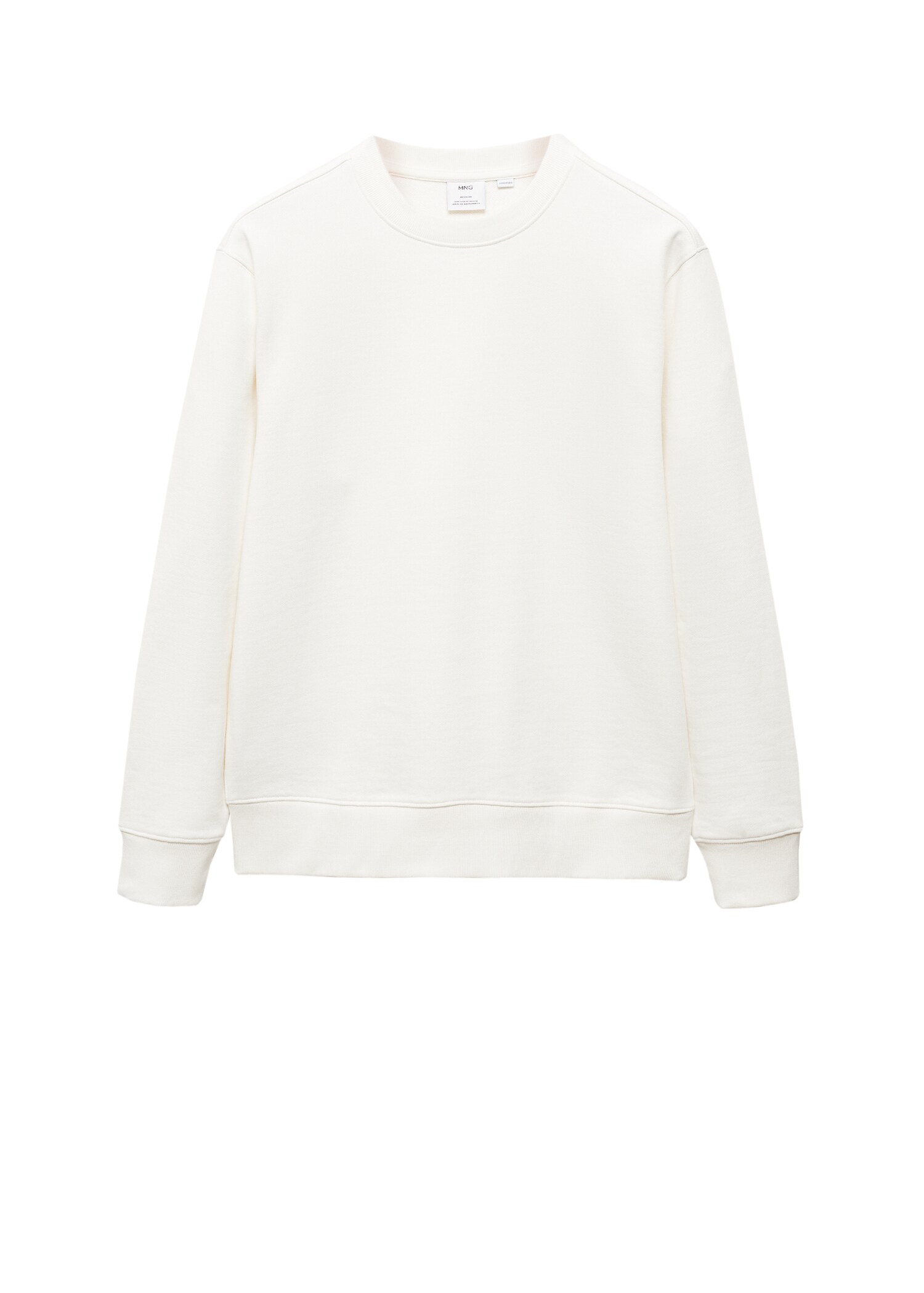 100% cotton basic sweatshirt - Details of the article 9