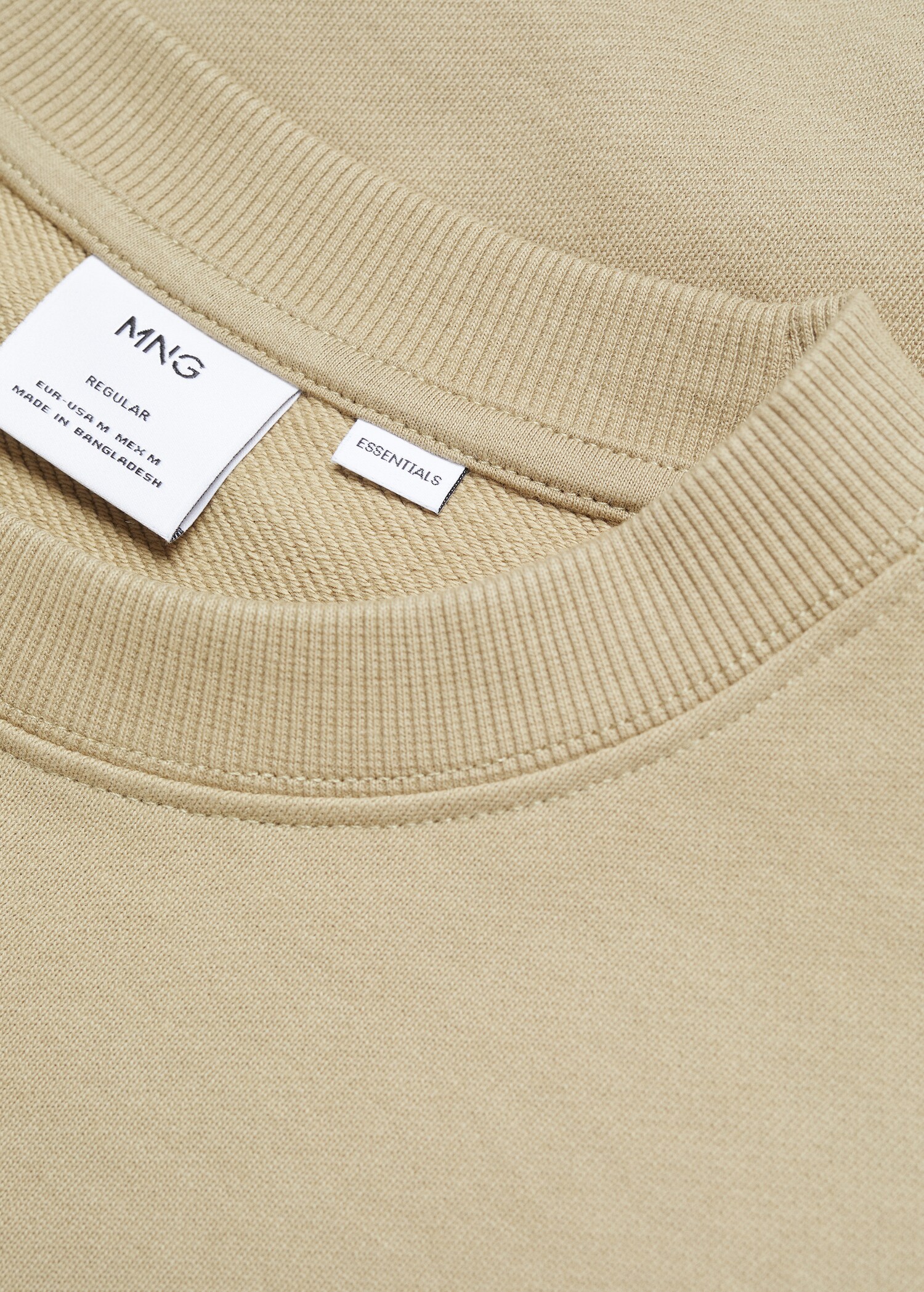 100% cotton basic sweatshirt - Details of the article 8