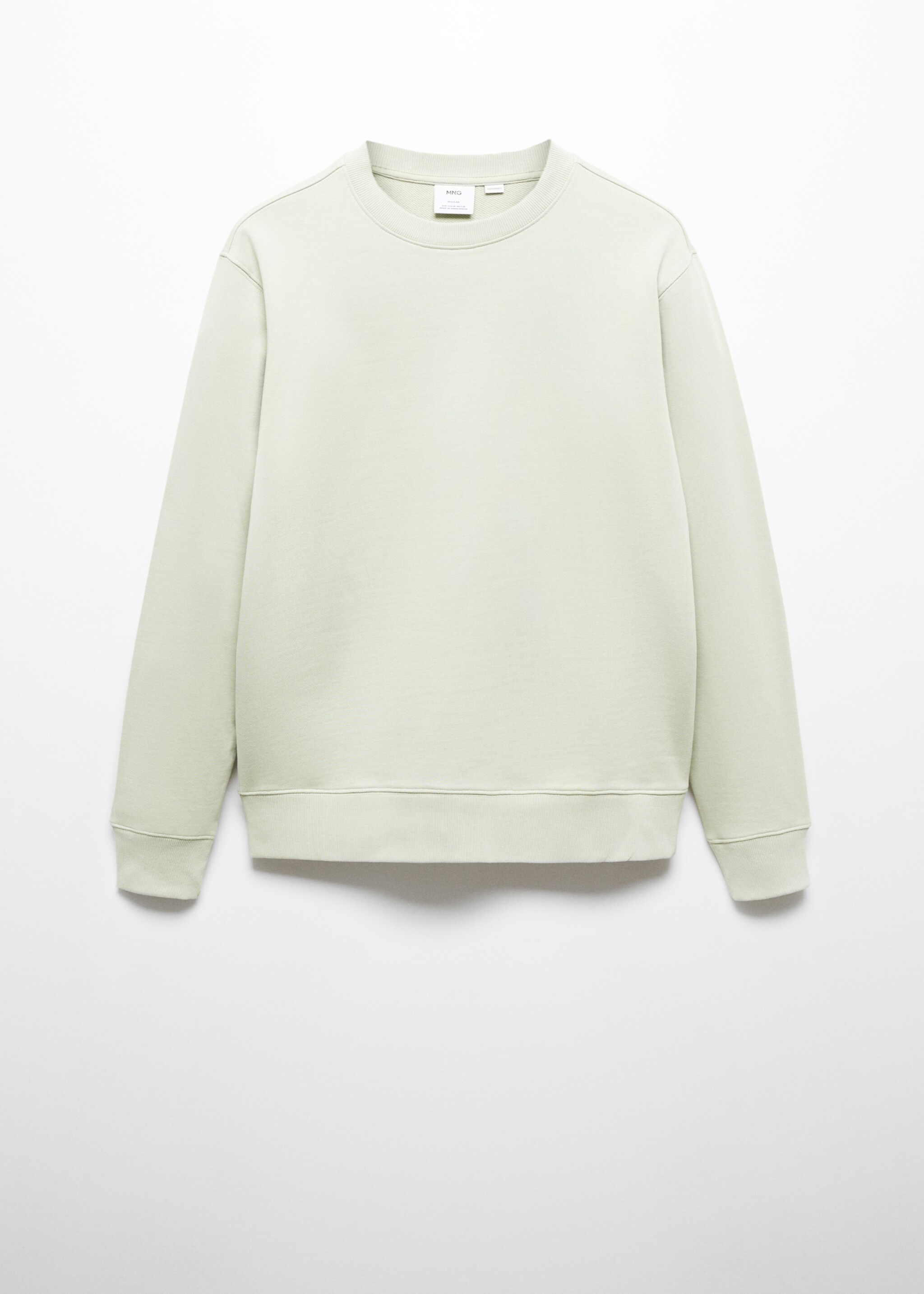 100% cotton basic sweatshirt - Article without model
