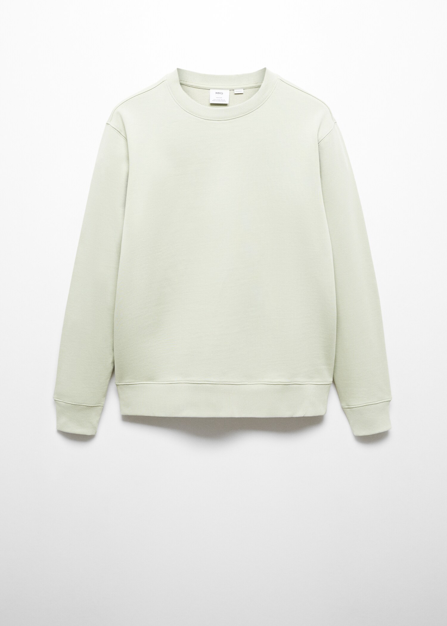100% cotton basic sweatshirt - Article without model