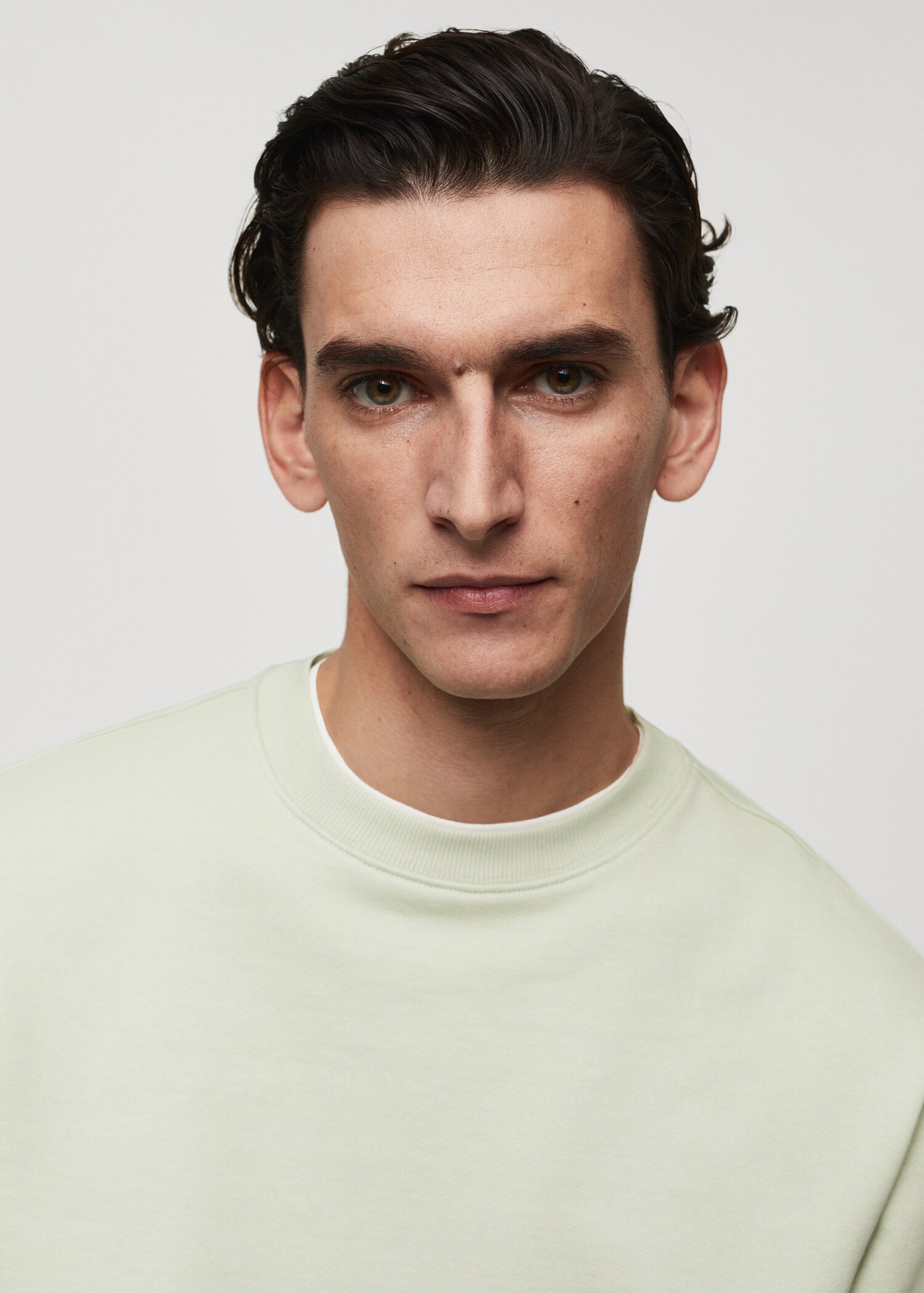 100% cotton basic sweatshirt - Details of the article 1