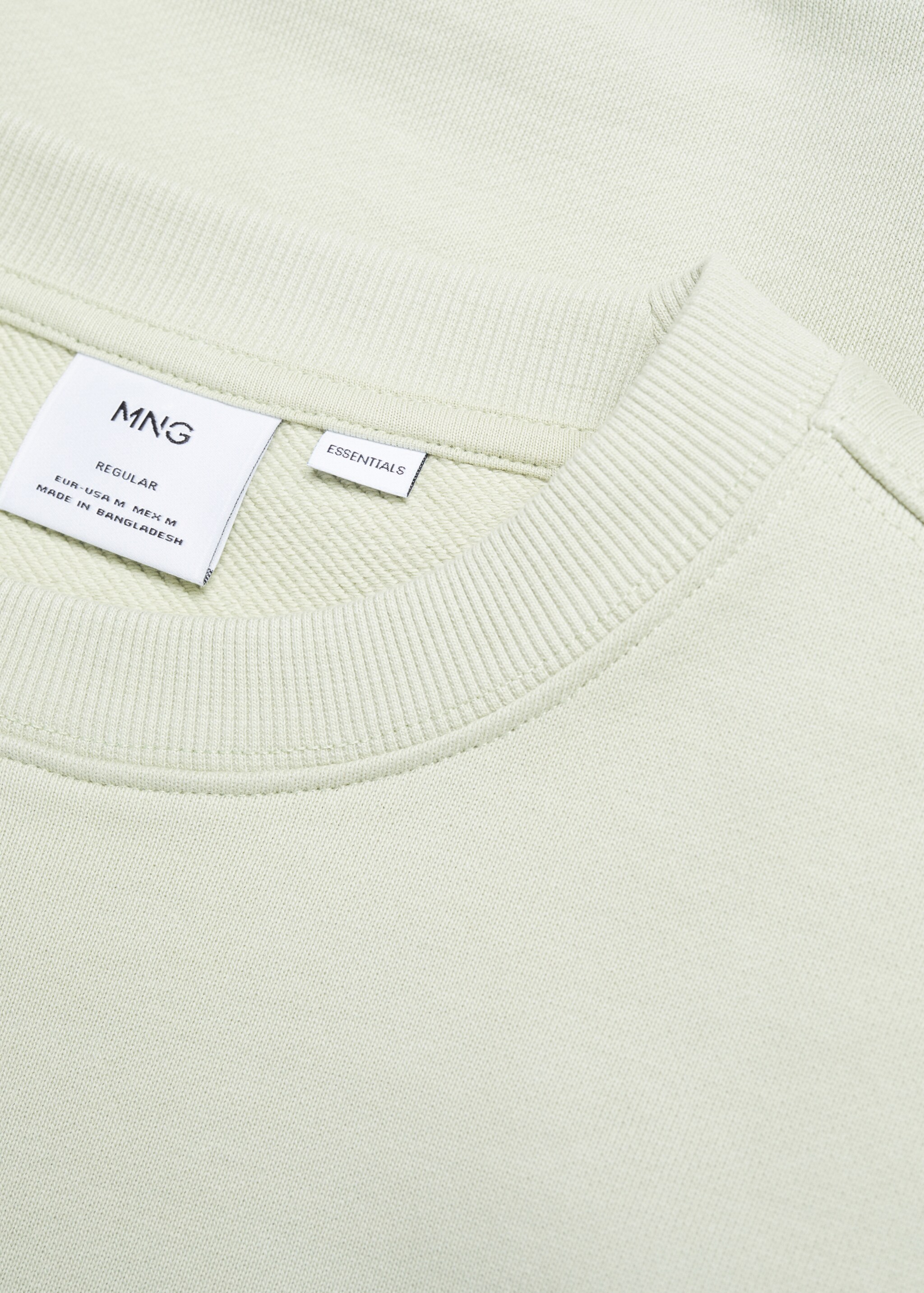 100% cotton basic sweatshirt - Details of the article 8