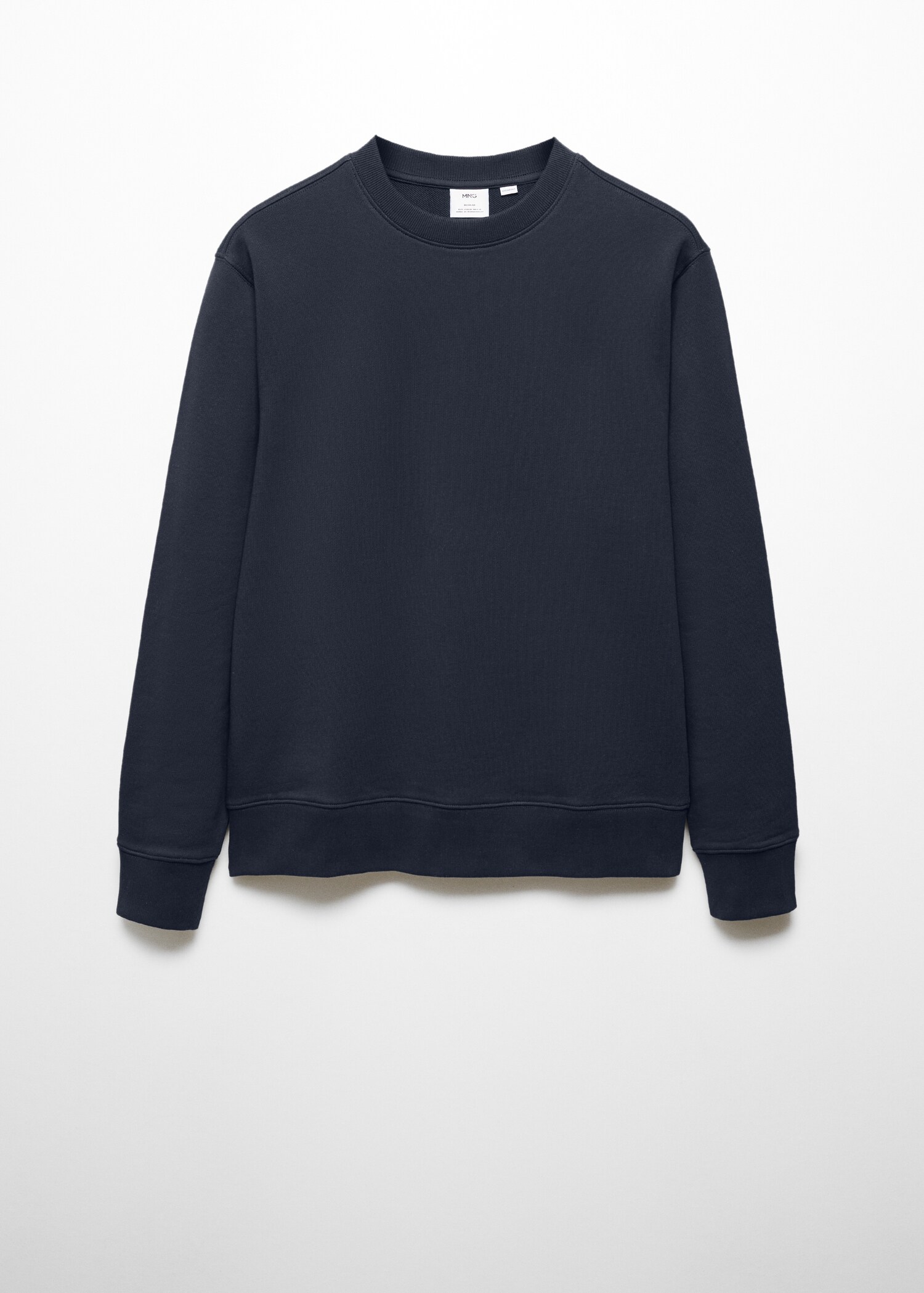 100% cotton basic sweatshirt - Article without model