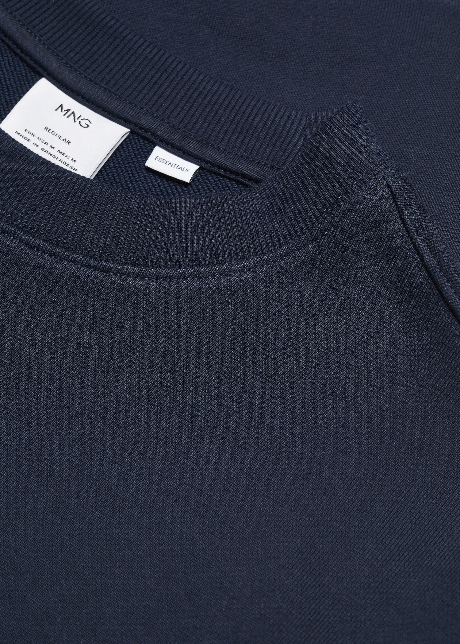 100% cotton basic sweatshirt - Details of the article 8