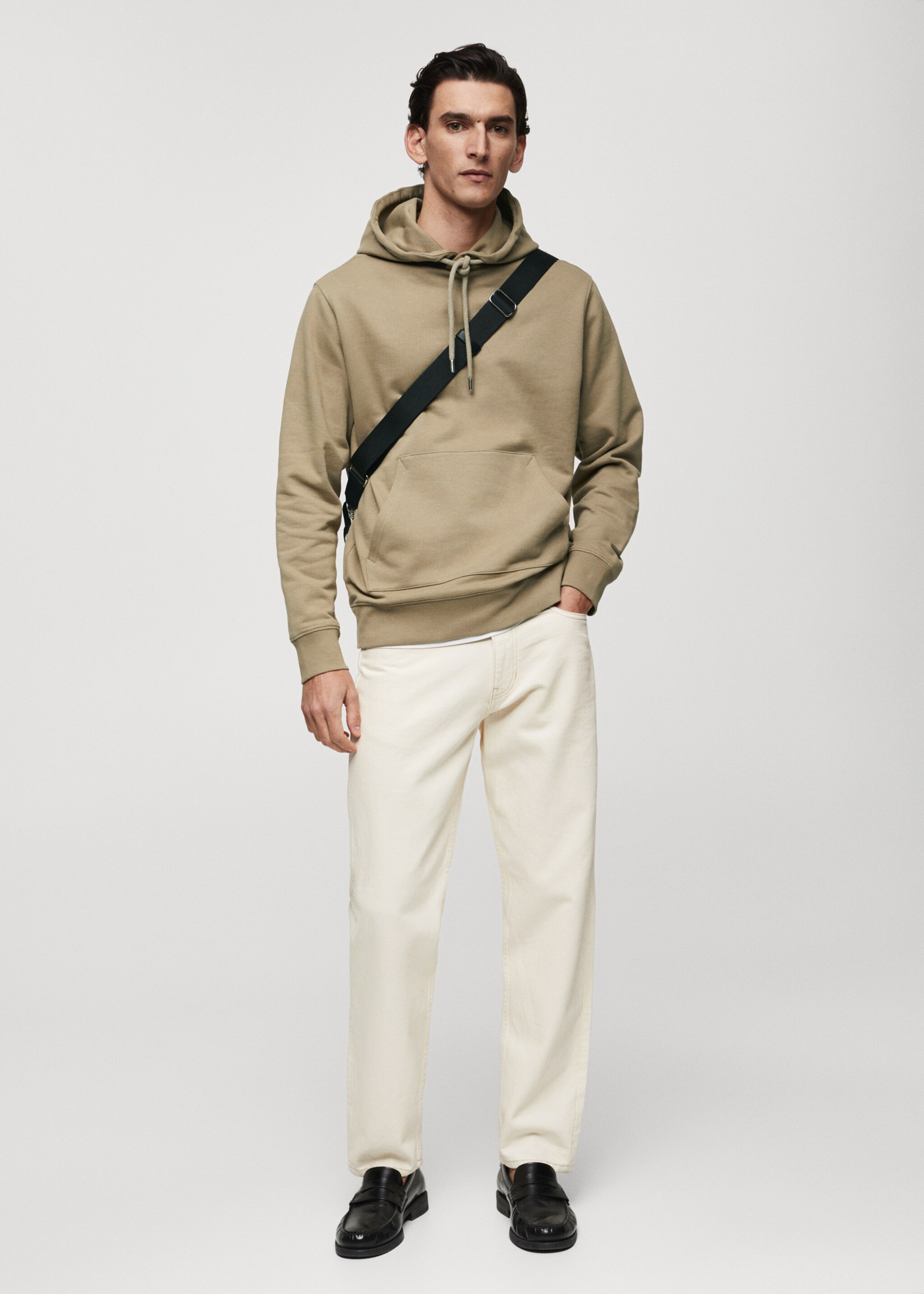 Lightweight cotton hooded sweatshirt - Medium plane