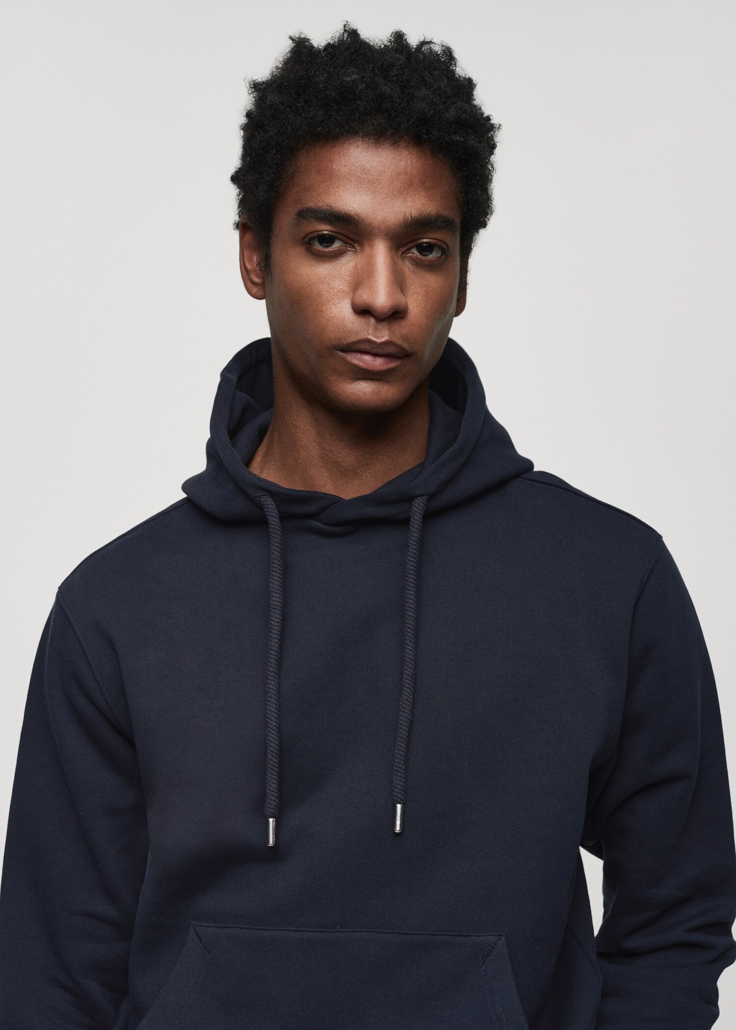 Leichtes Baumwollsweatshirt mit Kapuze - Detail des Artikels 1