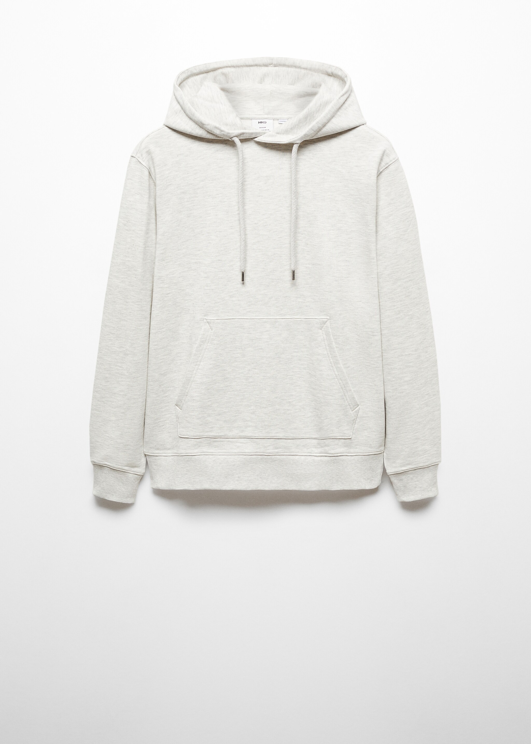 Lätt sweatshirt i bomull huva - Artikel utan modell