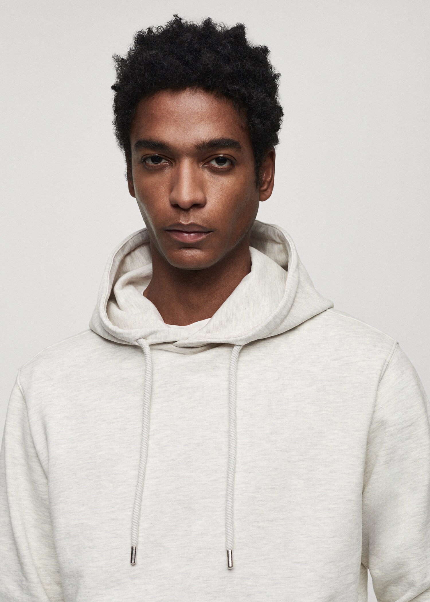 Leichtes Baumwollsweatshirt mit Kapuze - Detail des Artikels 1