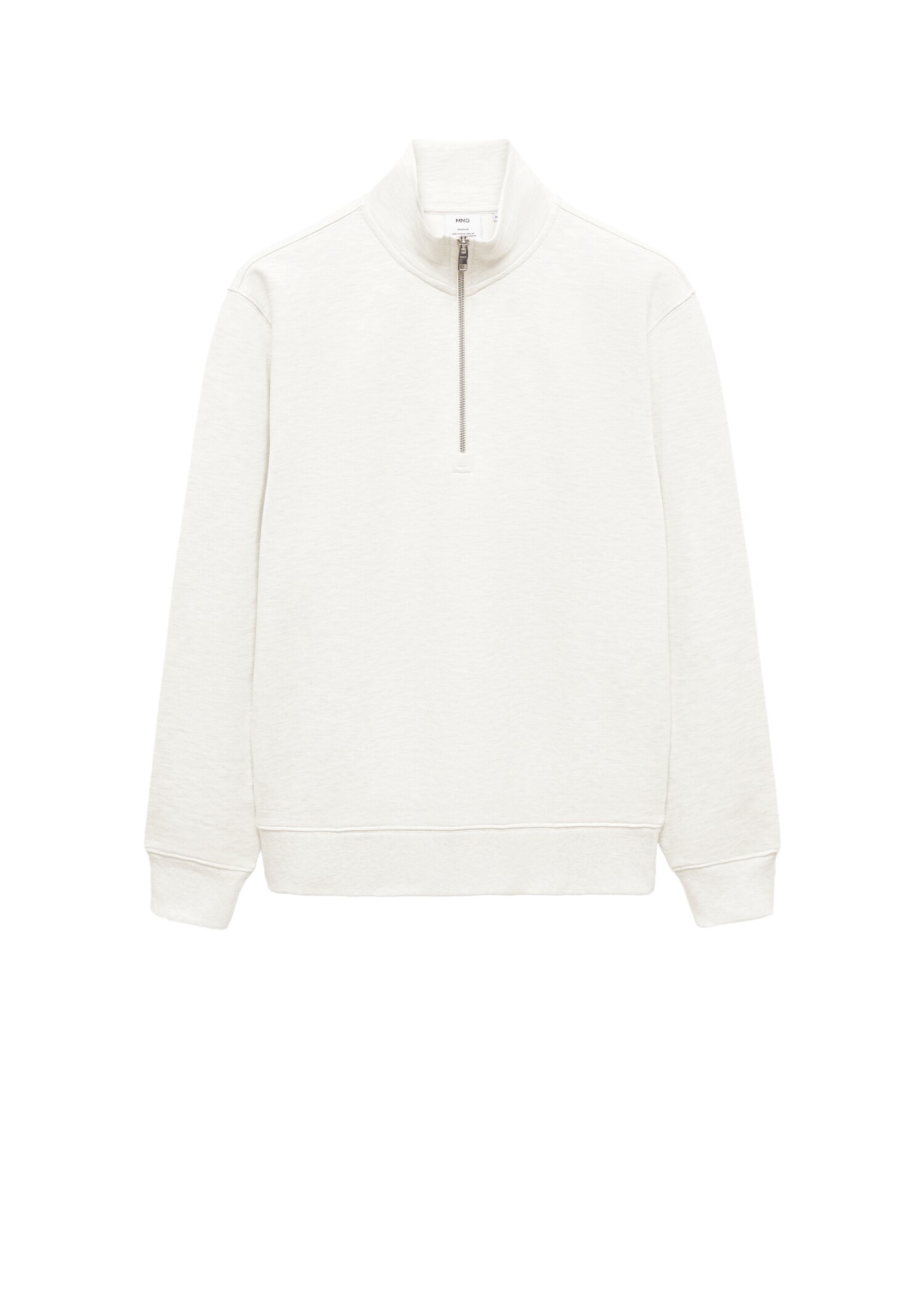 Zipper cotton sweater - Details of the article 9