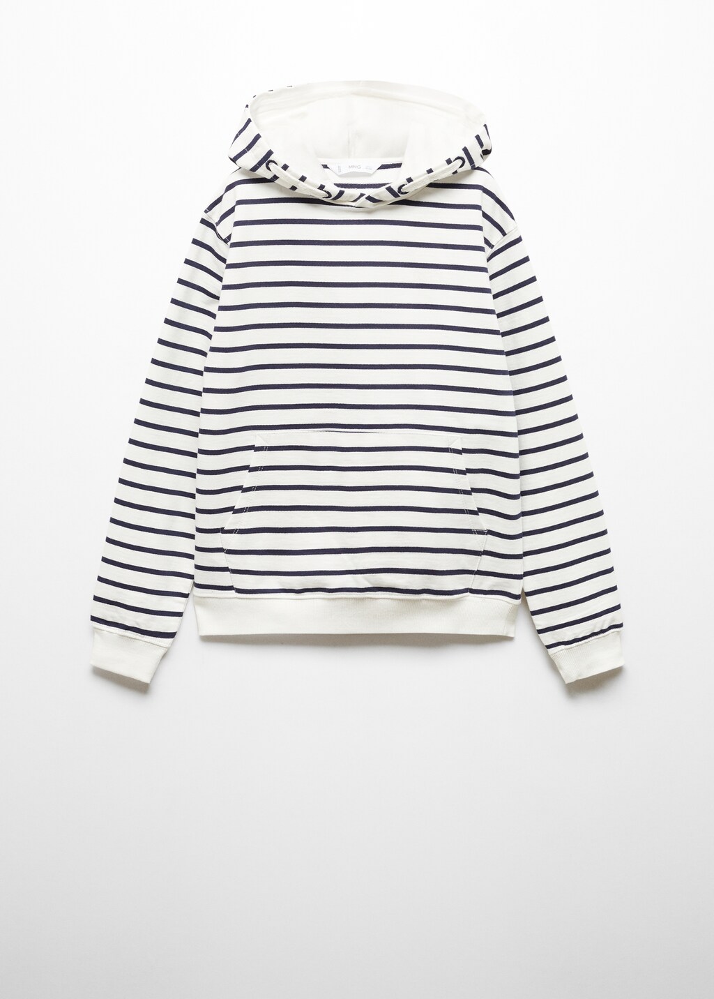 Striped hooded sweatshirt - Boys | MANGO OUTLET USA