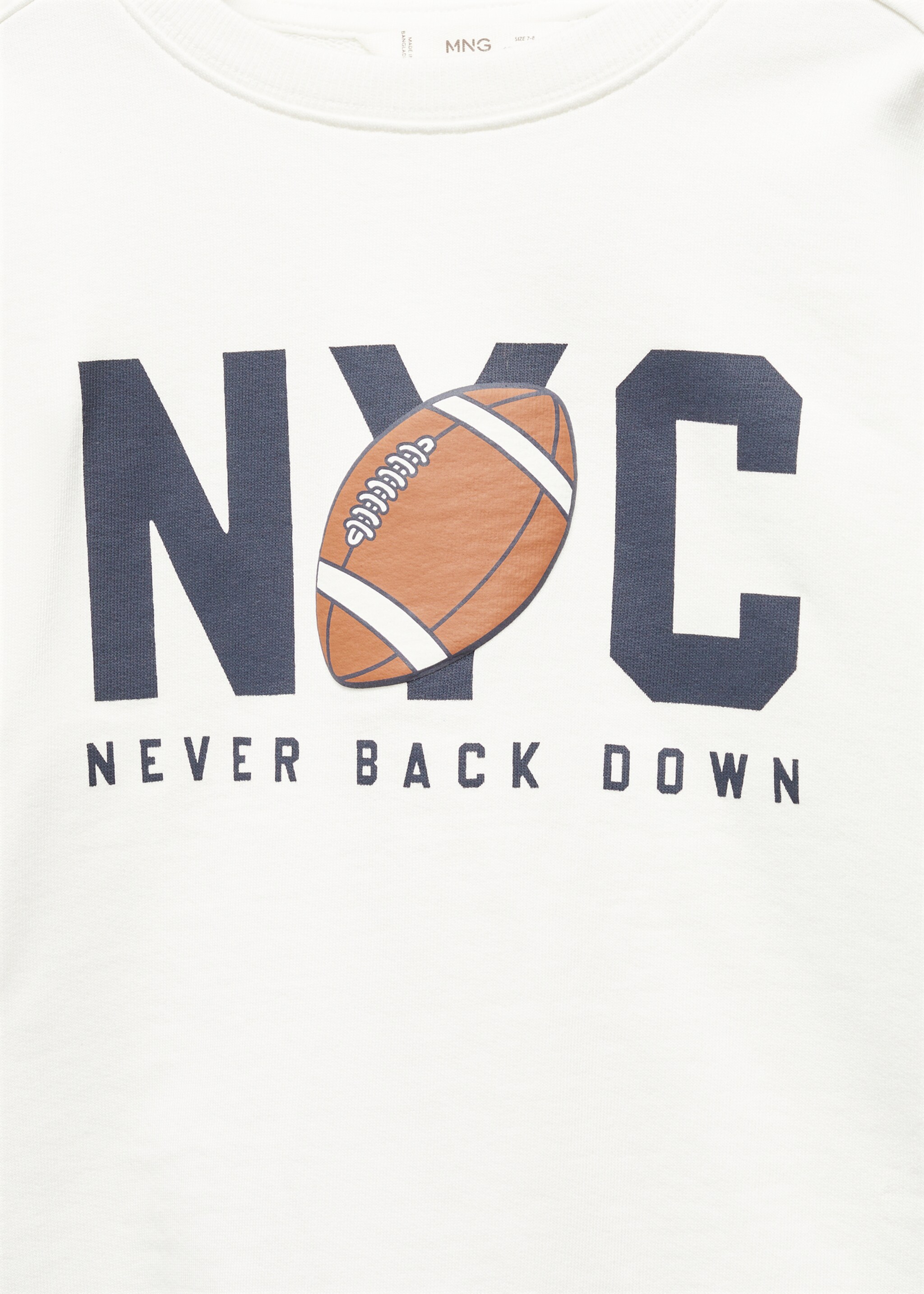 Printed message sweatshirt - Details of the article 8